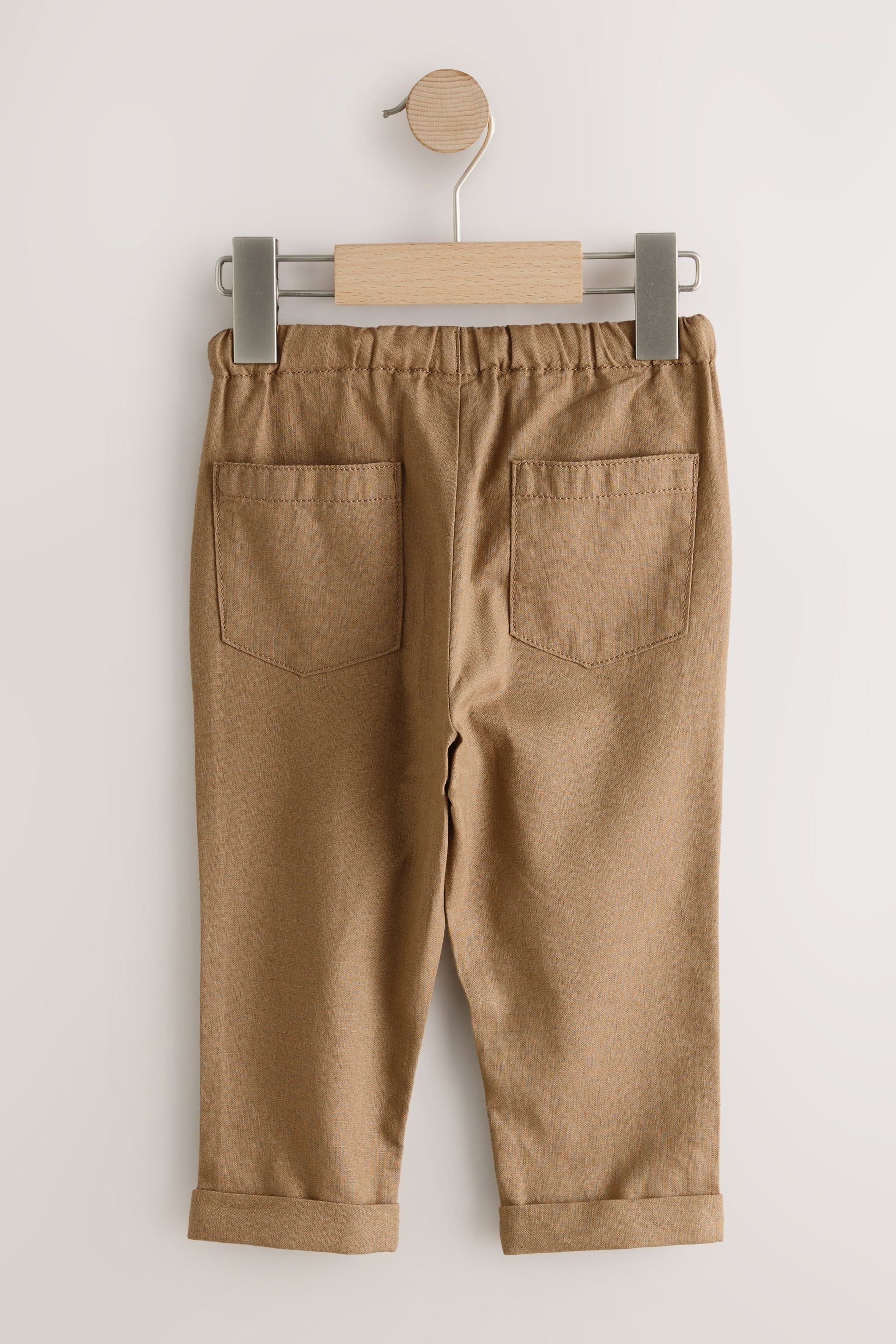 Next Schlupfhose Schlupfhosen aus Leinenmischung im 2er-Pack (2-tlg) – Bild 4 von 5