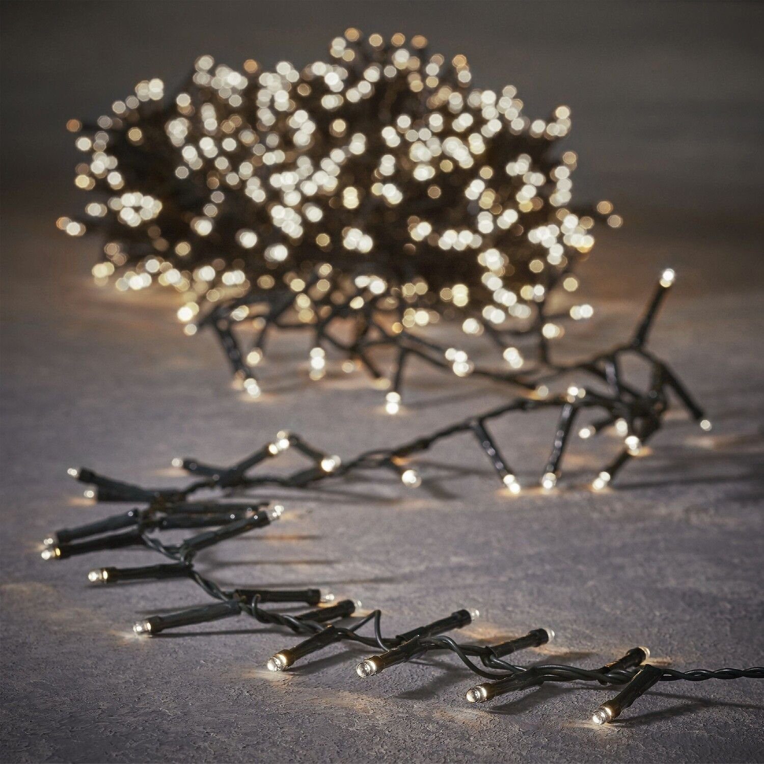 Luca Lighting LED-Lichterkette Snake Lighting 550 Led's App gesteuert warmweiß oder color 1400cm, Dimmbar, Timer, fernbedienbar über Handy oder Tablett