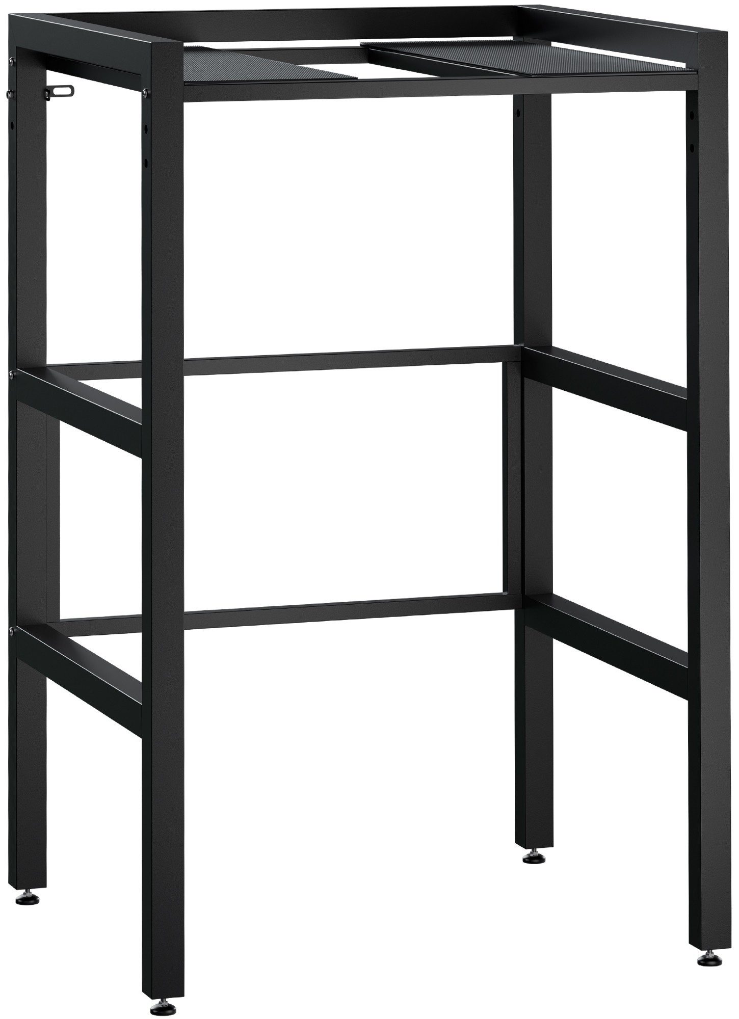 TPFLiving Waschmaschinenunterschrank Taverno (Robustes Waschmaschinenregal mit hoher Tragkraft, Ideal als Überbau oder Basis für Waschtürme) Schnelle und einfache Montage