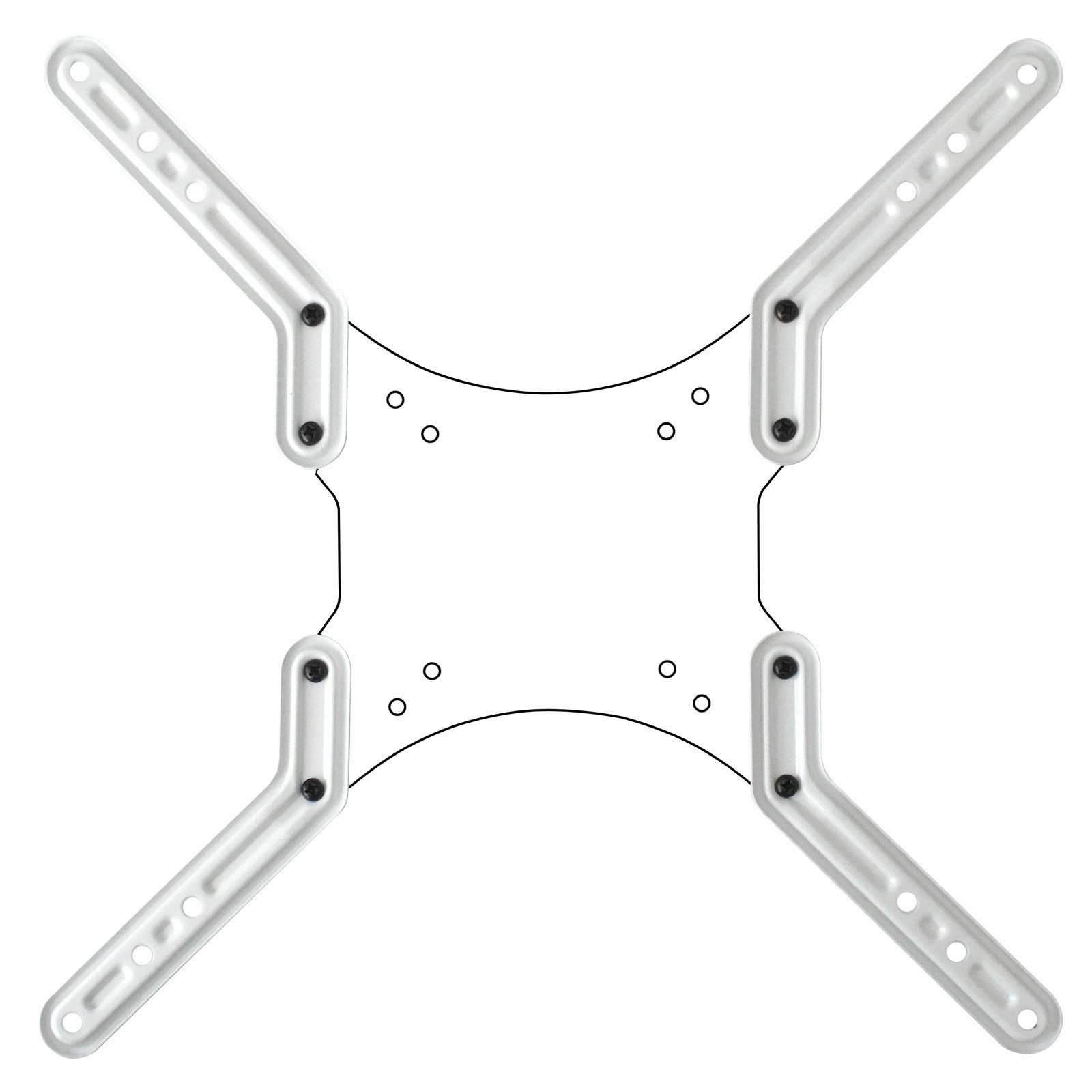 Drall Instruments TV-Wandhalterung AD22WK, (4-tlg., Universal flexibel einsetzbare VESA-Erweiterung)