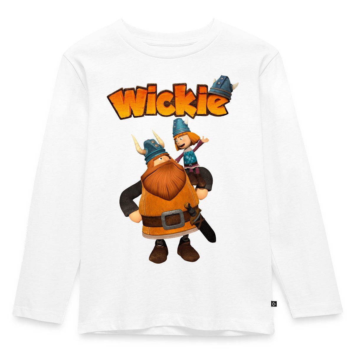 T-Shirt Wickie Und Die Starken Männer Wickie Mit Papa Halvar Kinder Premium La