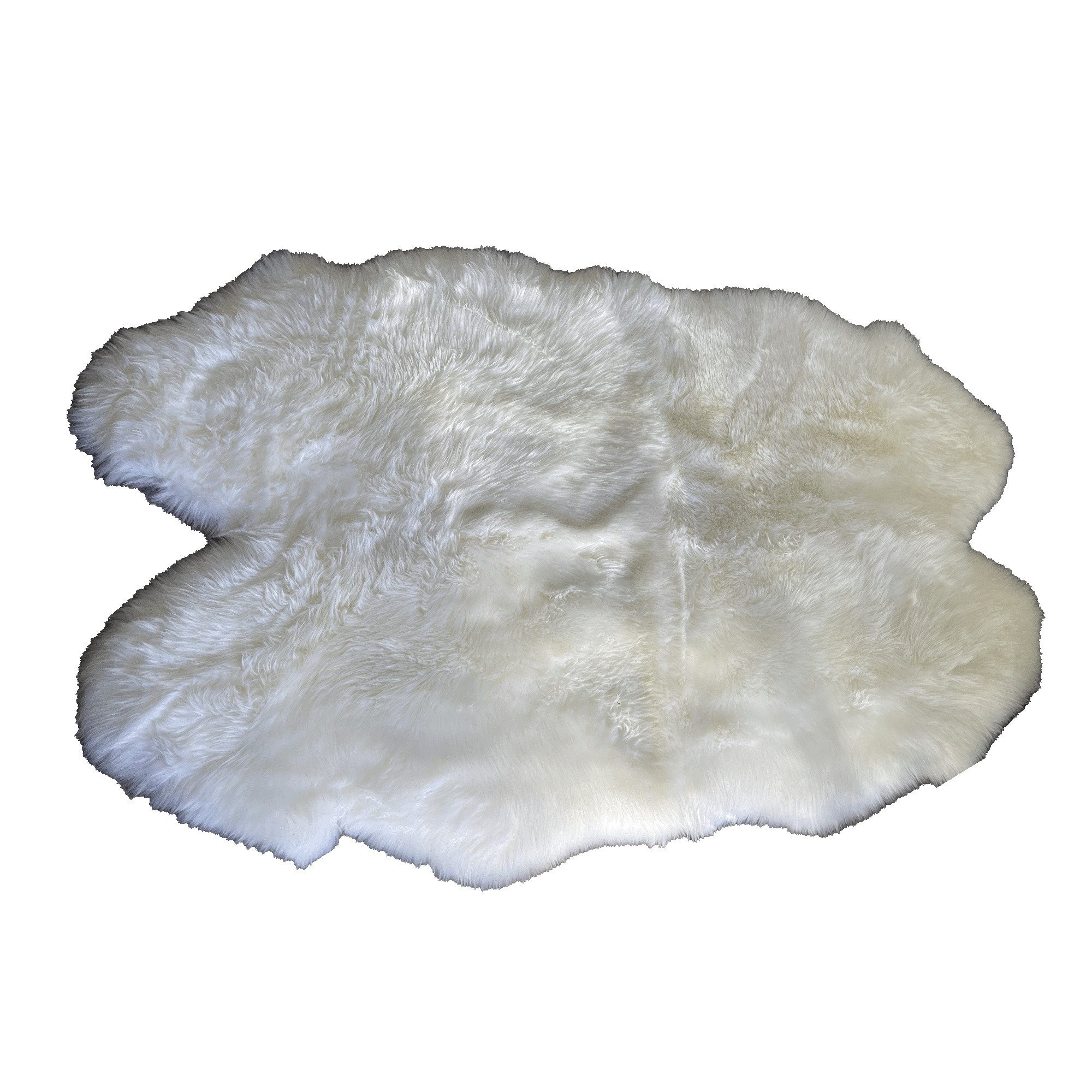 Kaiser Fellteppich Dekorationsfell 4er ca. 185 x 125 cm