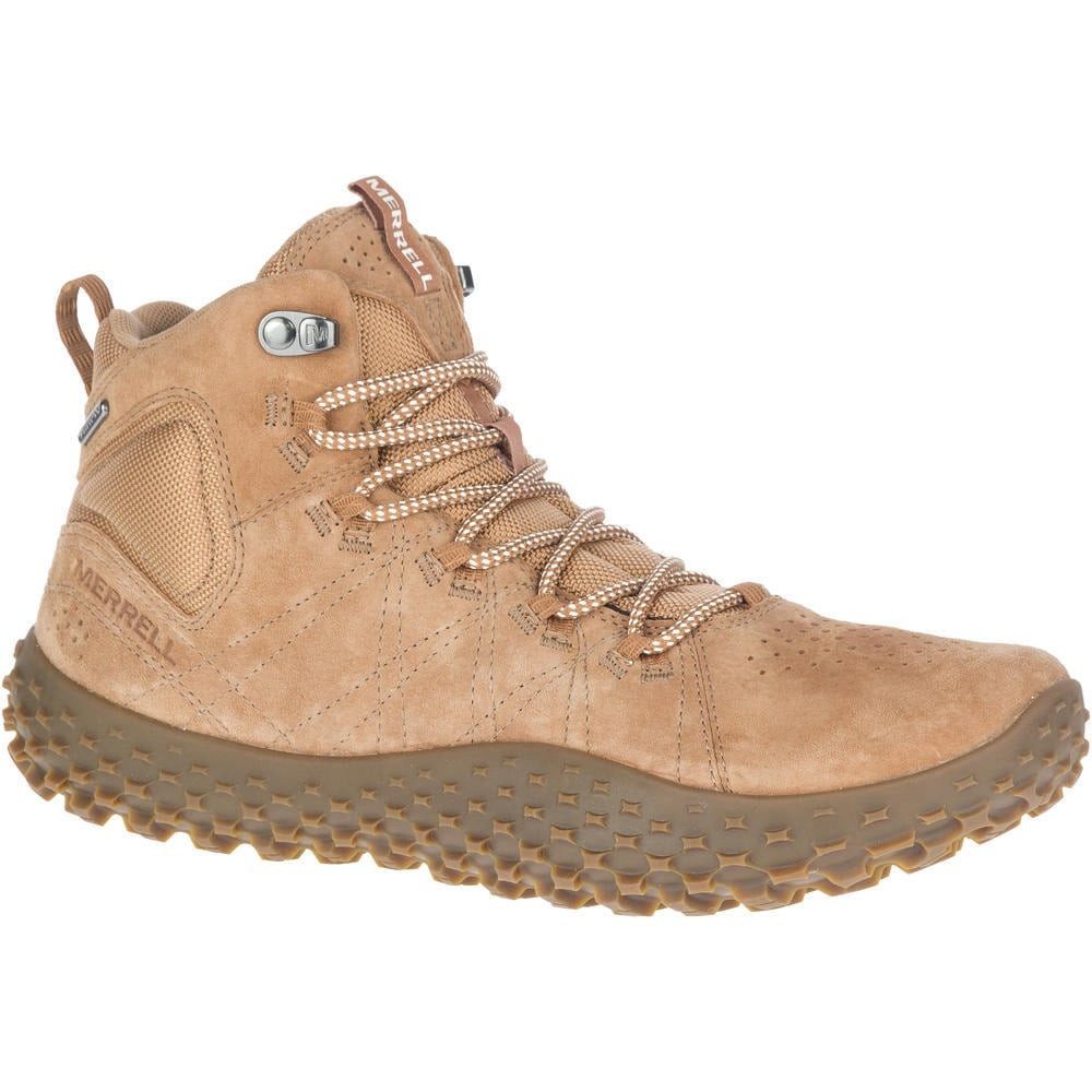 Merrell Wrapt Mid WP (Minimal-Laufschuhe, Leder, wasserdicht) tobaccobraun günstig online kaufen
