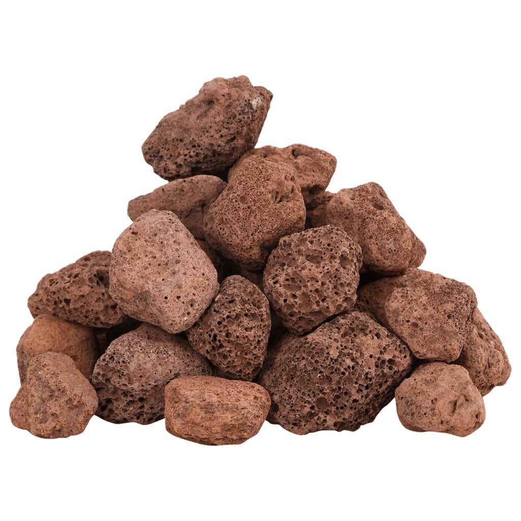 vidaXL Aquariendeko Lavagranulat 25 kg Rot 3-5 cm