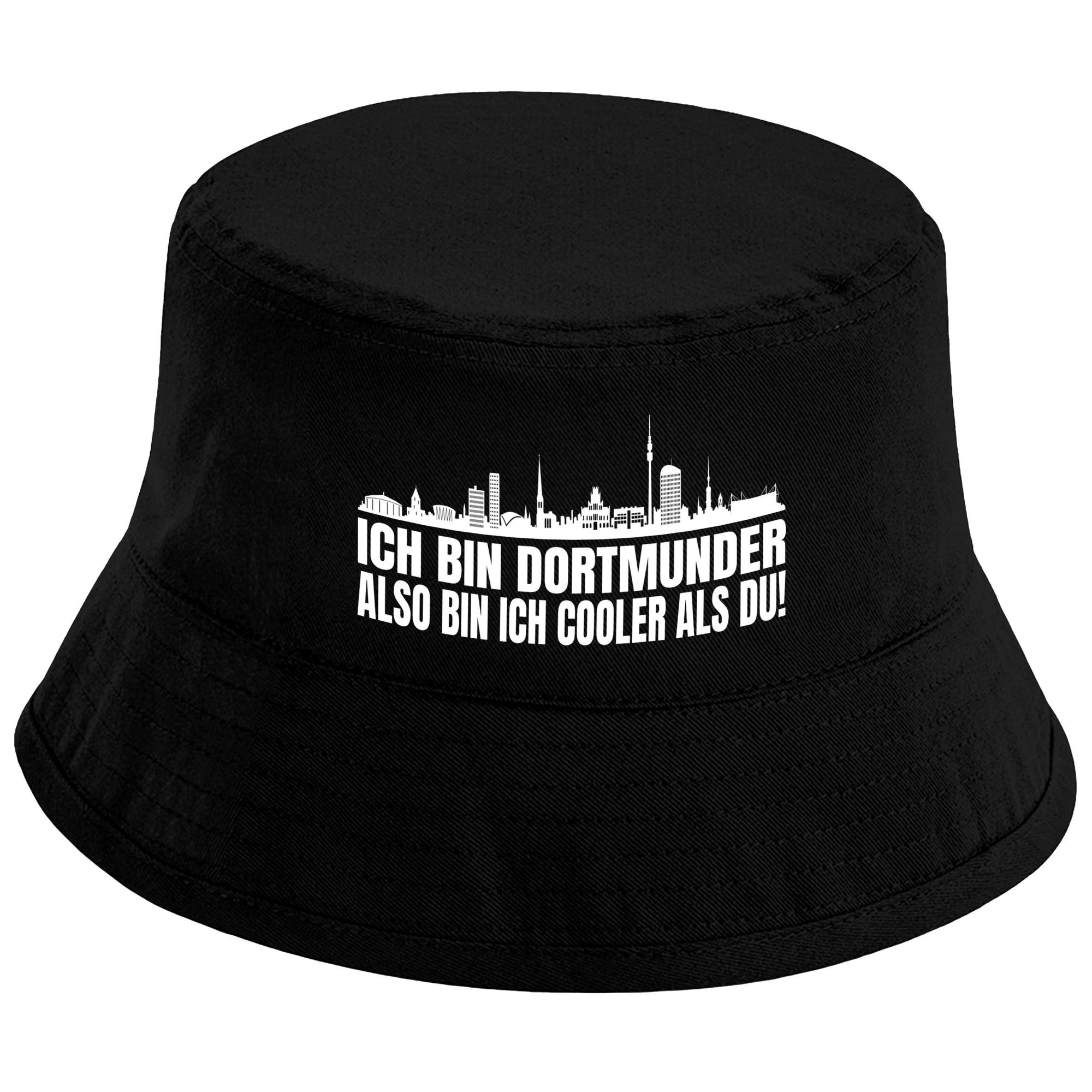 Sonnenhut Bucket Hat Ich bin Dortmunder also bin ich cooler als du!