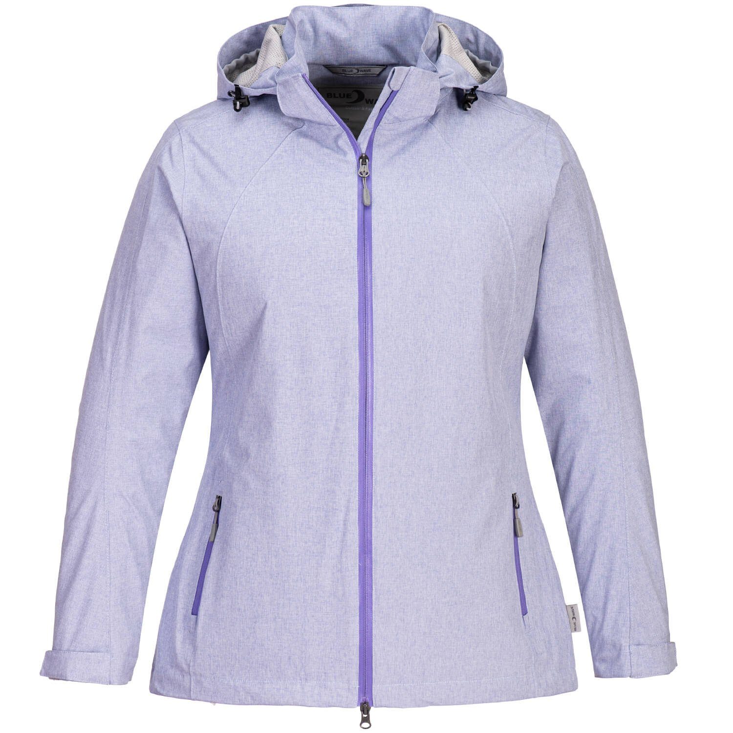 Blue Wave Funktionsjacke Damen Jacke Hannah - Regenjacke abnehmbare Kapuze und Mesh-Innenfutter lavendel