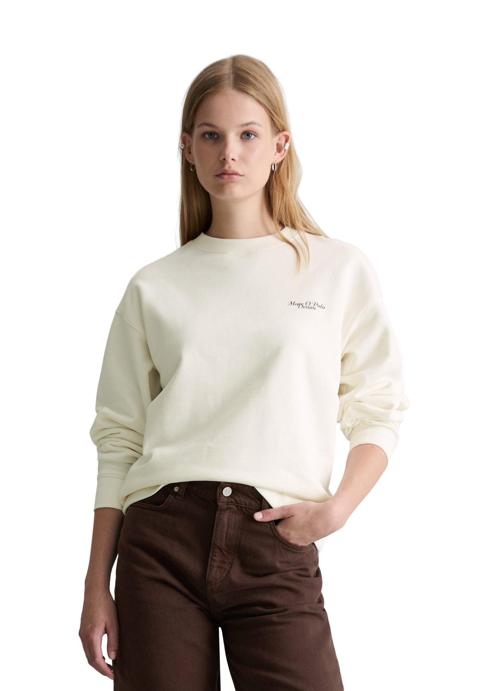 Marc O'Polo DENIM Sweatshirt aus softem French Terry