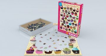empireposter Puzzle Schokoladen Cupcakes - 1000 Teile Puzzle Format 68x48 cm., 1000 Puzzleteile