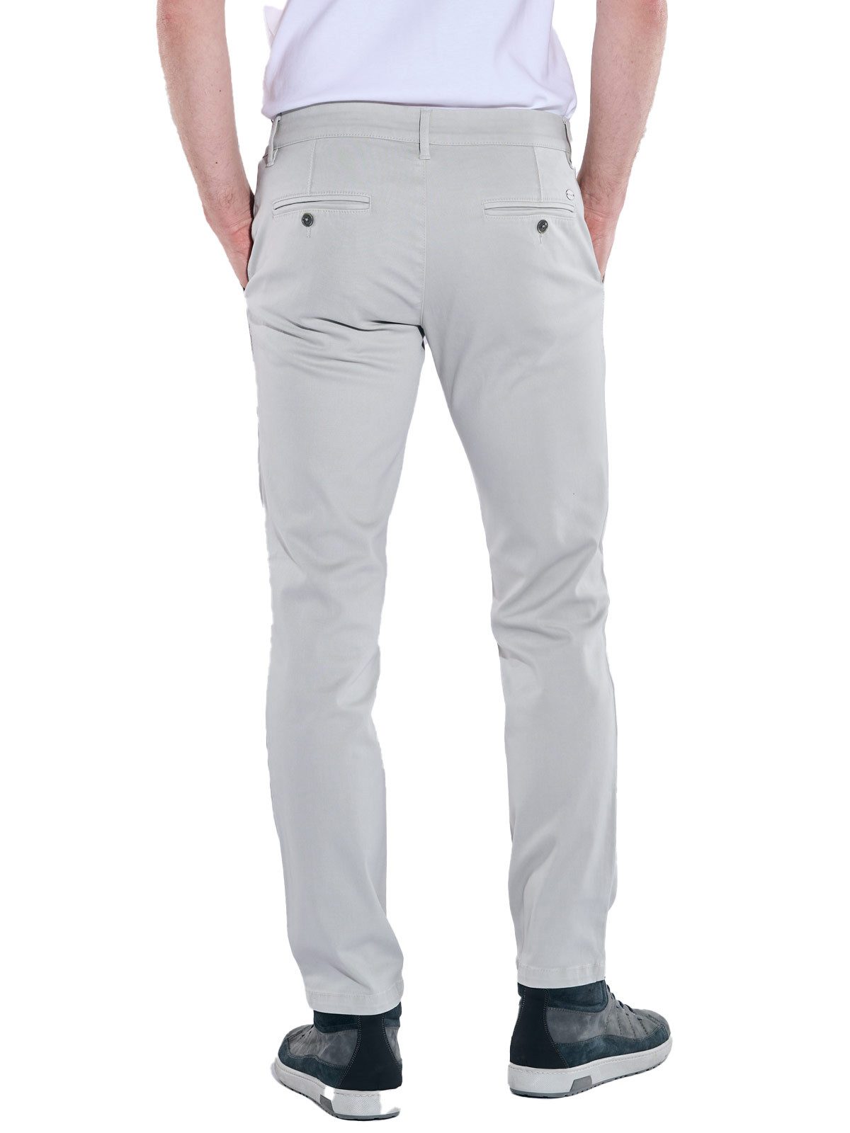 Engbers Chinohose Herren Chino regular, Silbergrau günstig online kaufen