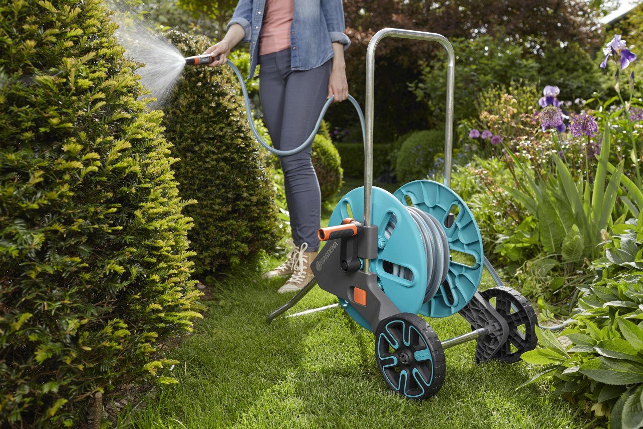 GARDENA Schlauchwagen Gardena Schlauchwagen AquaRoll M Set inkl. 20 m