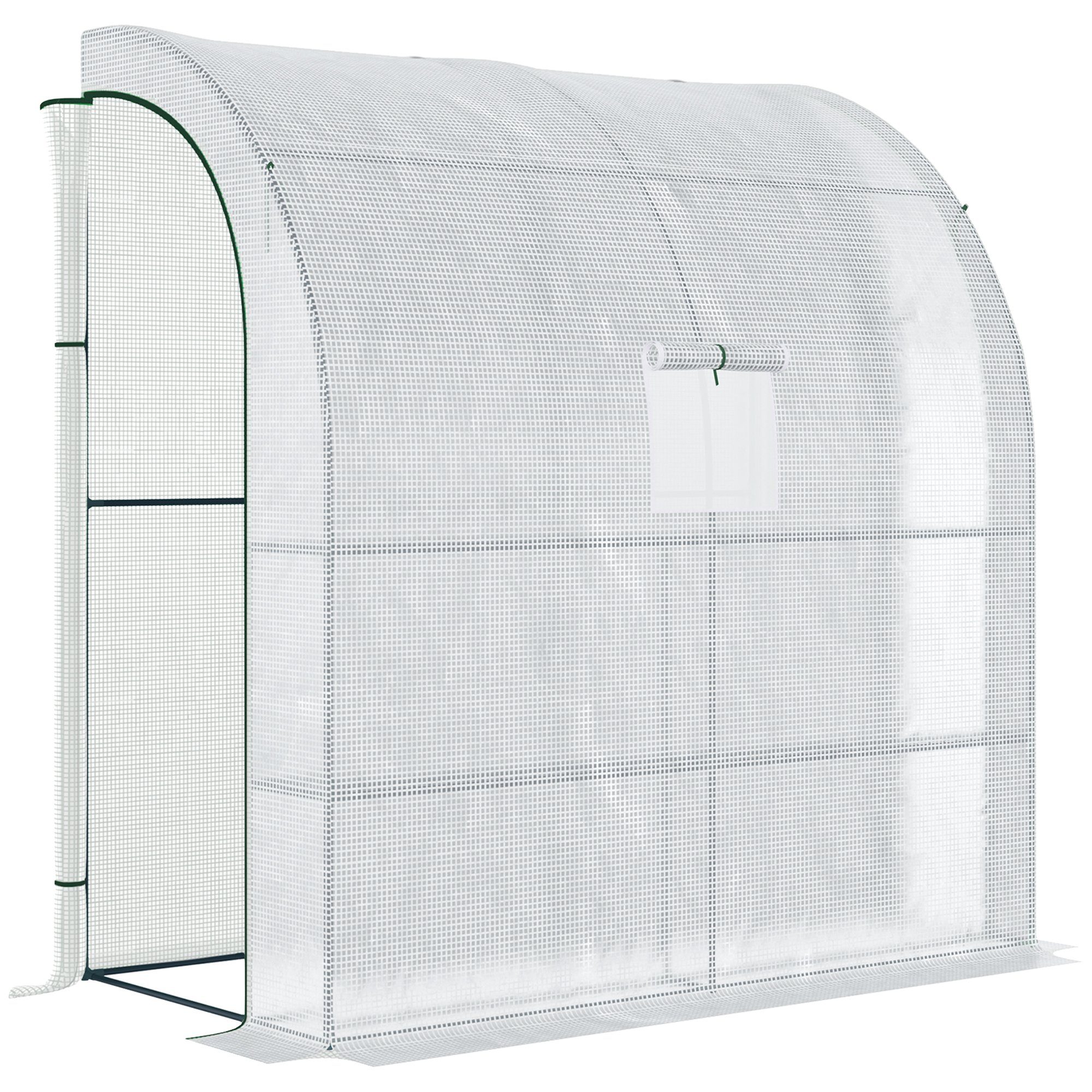 Outsunny Foliengewächshaus mit Mesh Fenster, mit günstig online kaufen