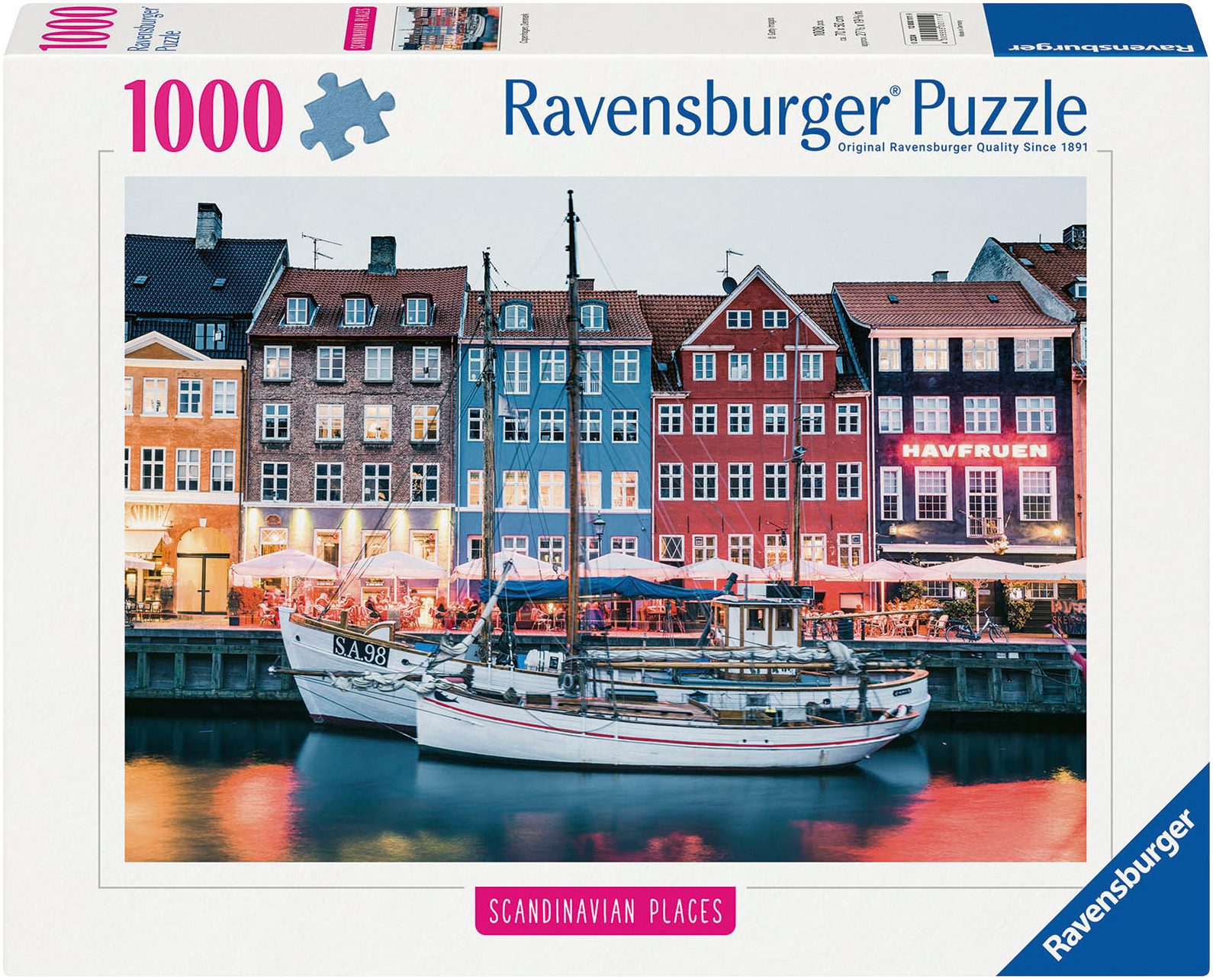 Ravensburger Puzzle Scandinavian Places, Kopenhagen, Dänemark, 1000 Puzzlet günstig online kaufen