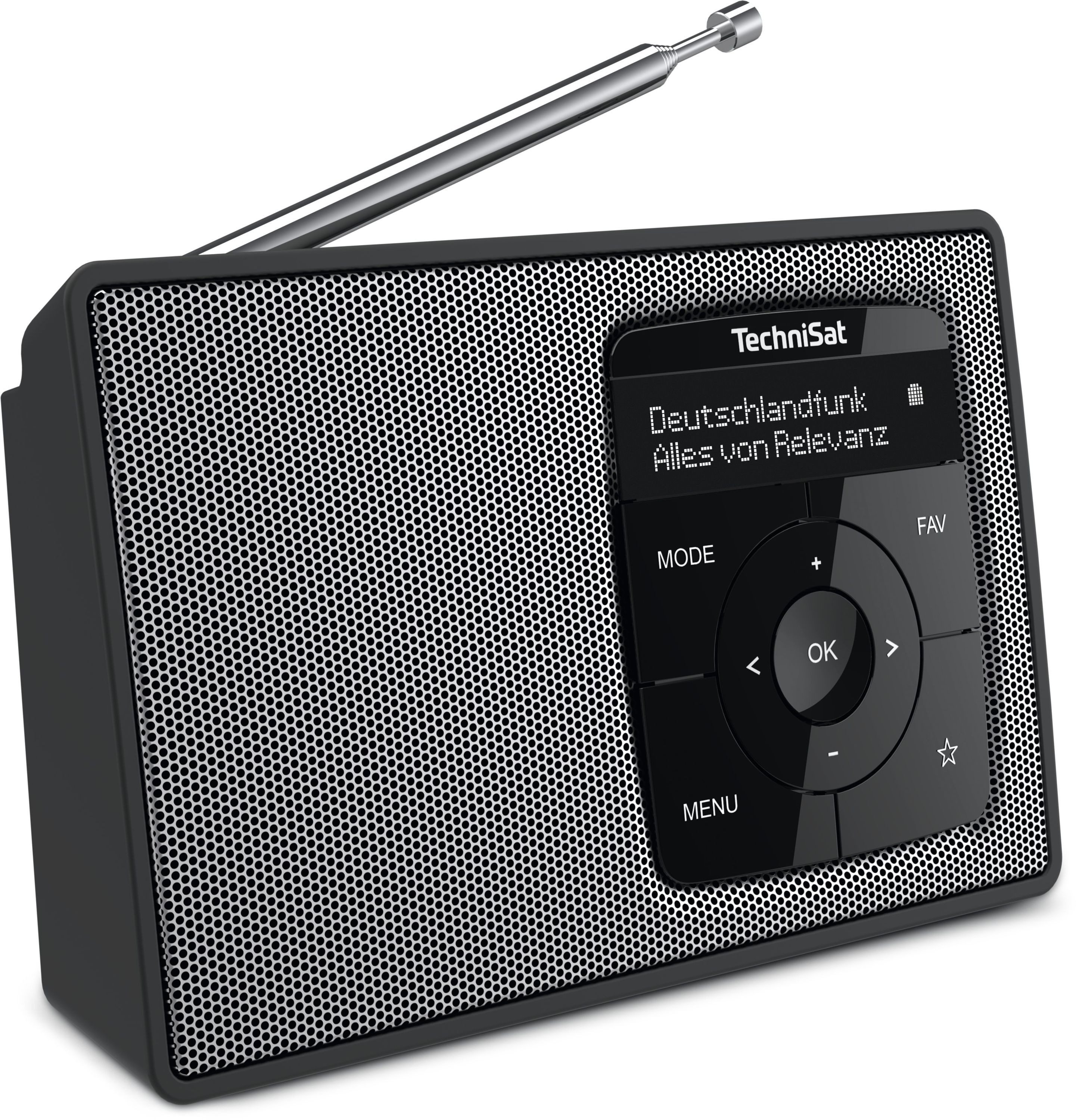 TechniSat DIGITRADIO 2 Digitalradio (DAB) (Digitalradio (DAB), FM-Tuner mit RDS, 1 W, Bluetooth)