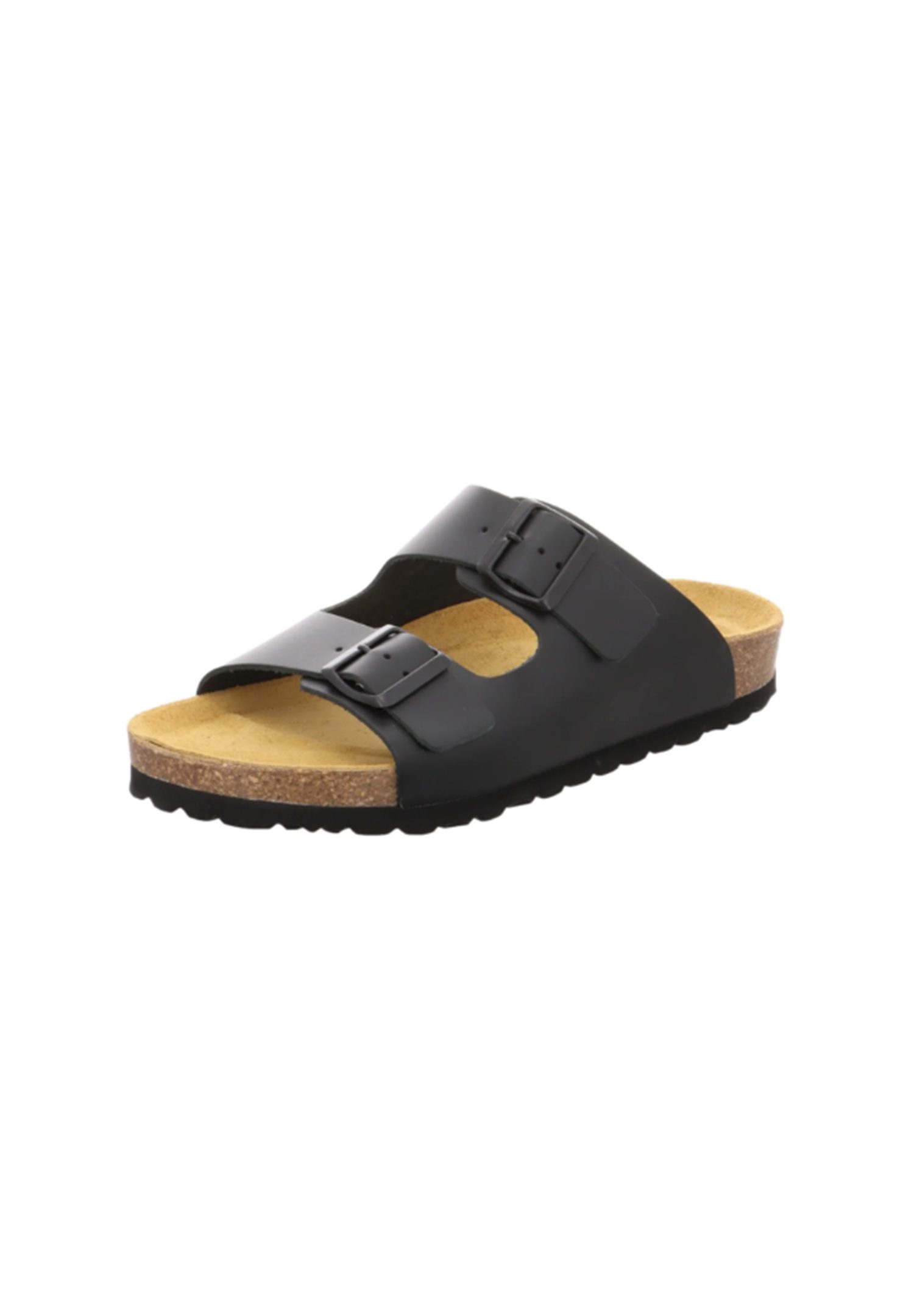 natural Sense Tieffußbett schwarz Pantolette