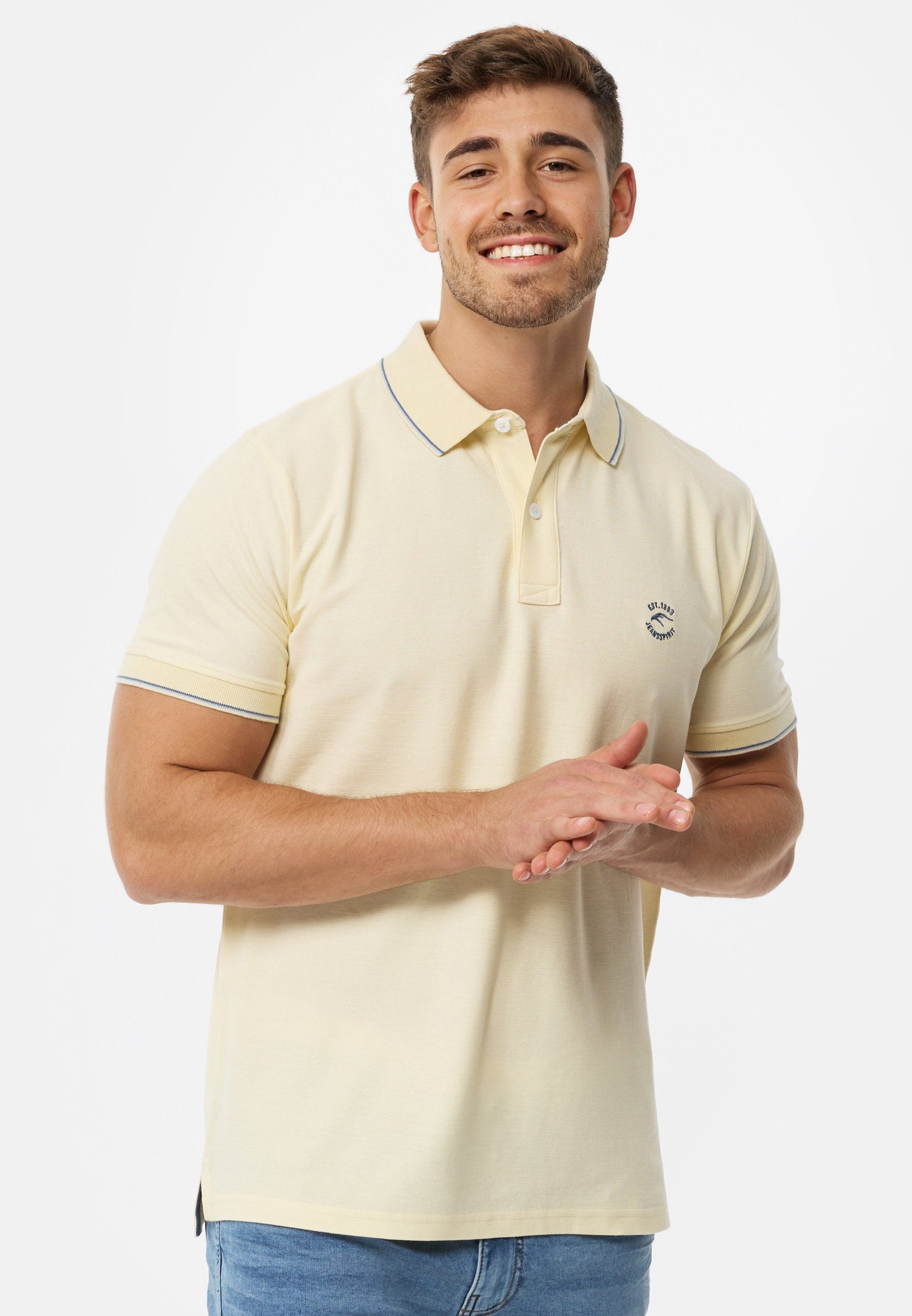 Indicode Poloshirt Herren Wallo Polo Shirt Herrenshirt 100% Baumwolle