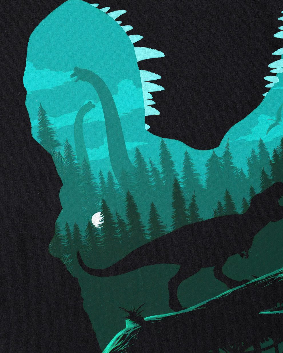 style3 T-Shirt jurassic park dinosaurier dinosaur trex tyrannosaurus raptor saurier – Bild 2 von 3