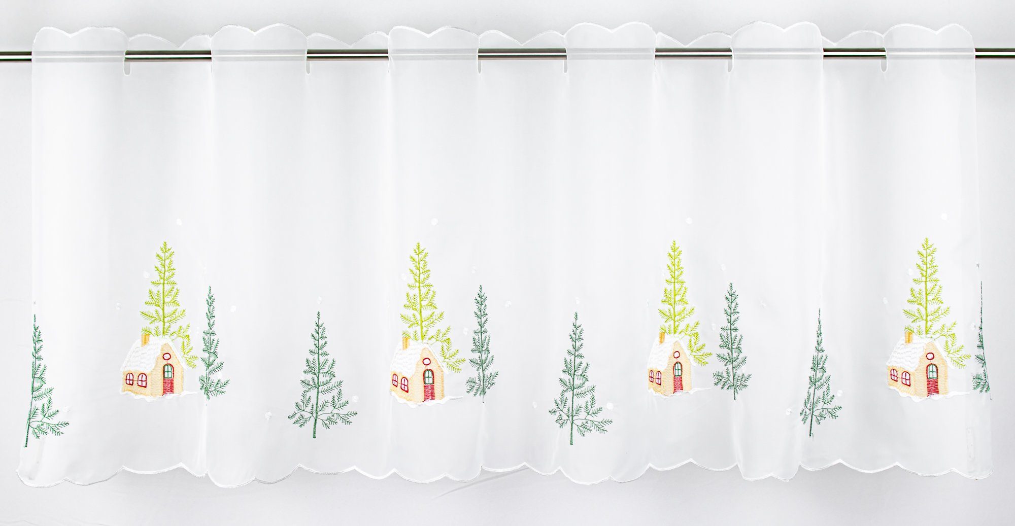 EXPERIENCE Scheibengardine Scheibengardine Weihnachten Winterlandschaft Sch günstig online kaufen