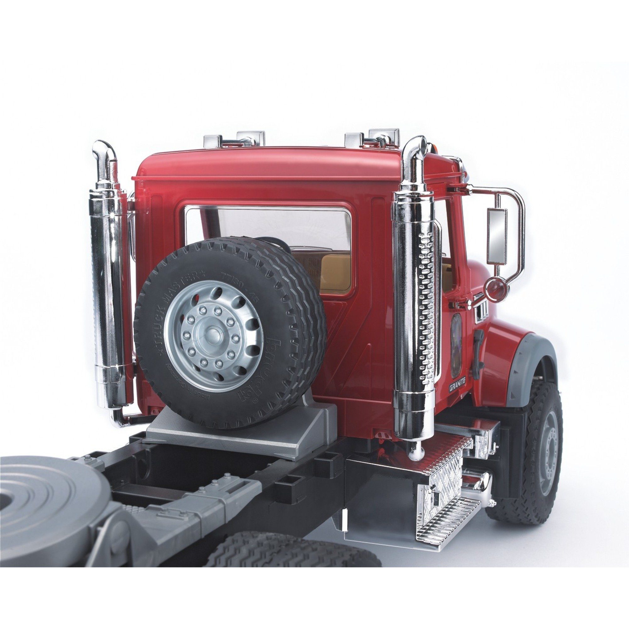 Bruder® Spielzeug-LKW bruder MACK Granite Tieflader und JCB 4CX