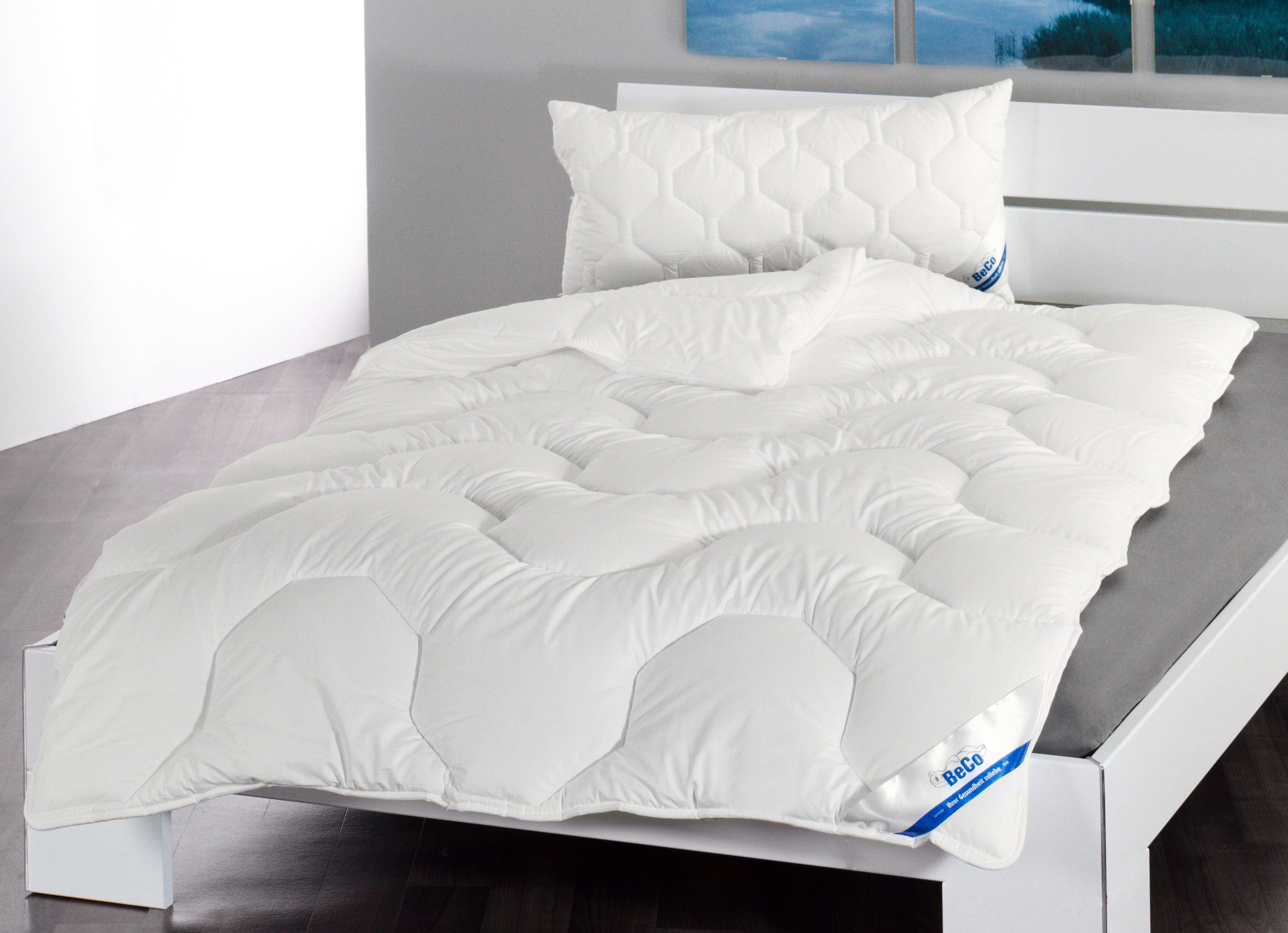 Beco Kunstfaserbettdecke Wellness XXL, kuschelig dicke Winterdecken, Füllung: Polyester, Bezug: Baumwolle oder Polyester, in den Größen 135x200 6 155x220 cm. He – Bild 5 von 5