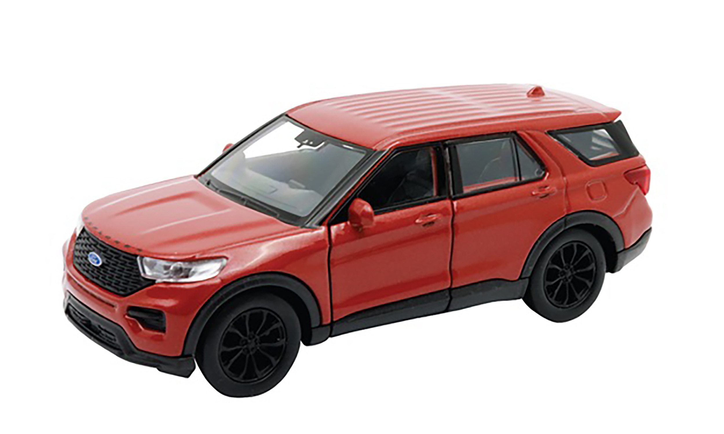 Modellauto FORD EXPLORER 2023 Modellauto 11,8cm Metall Modell 70 (Braun-Metallic)