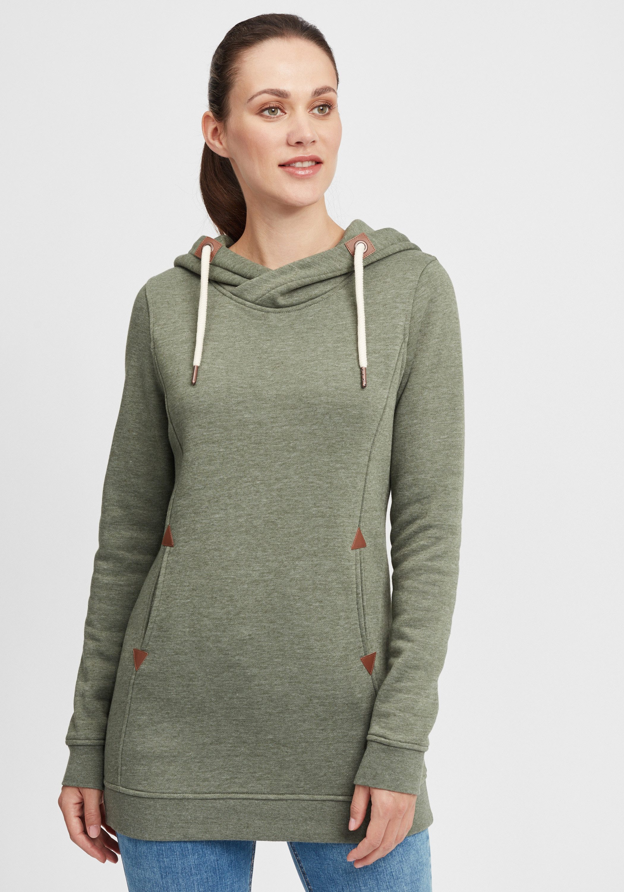 OXMO Hoodie OXVicky Sweat Hoodie Long Kapuzenpullover lang geschnitten günstig online kaufen