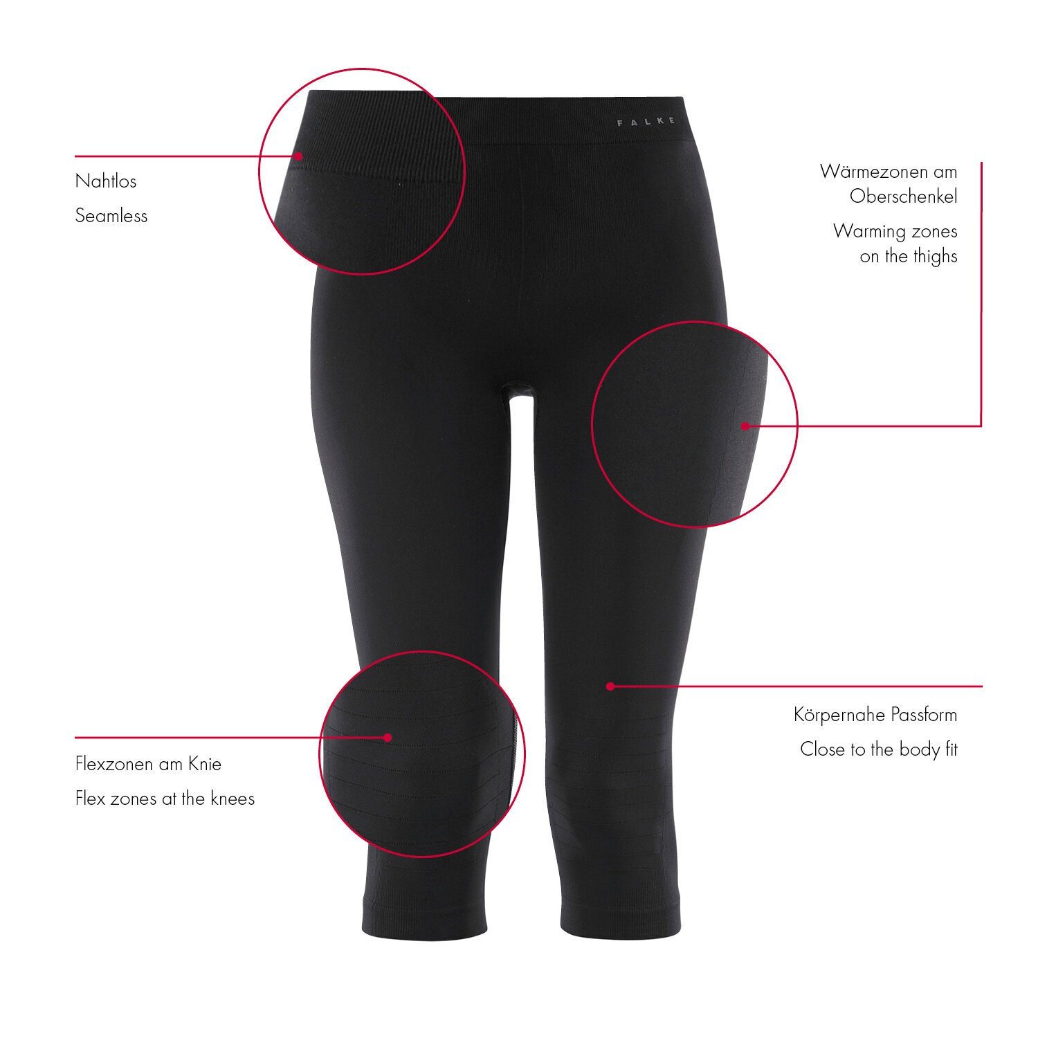 kalte (1-St) für Thermounterhose radiant orchid (8692) Warm FALKE Temperaturen bis milde