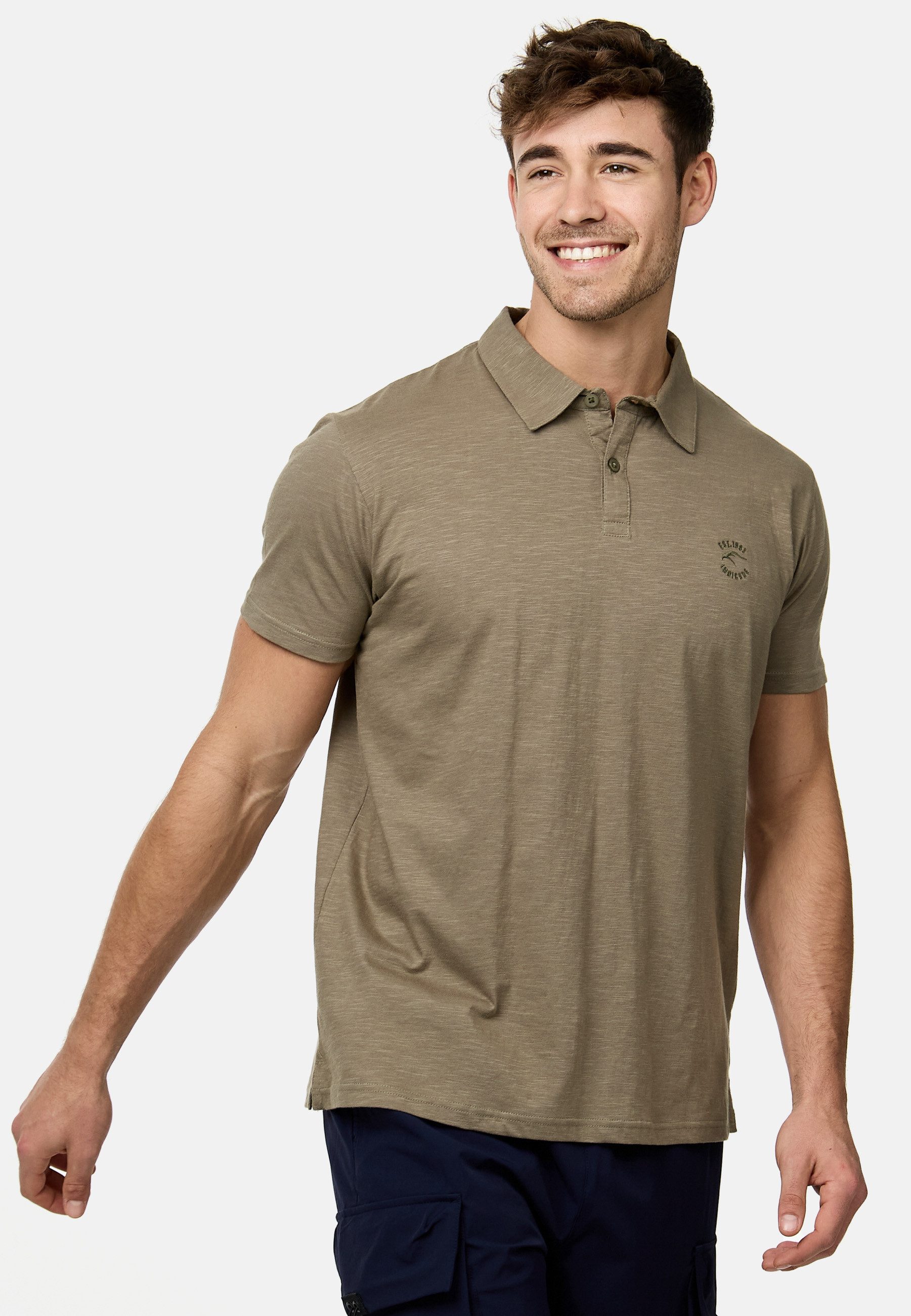 Indicode Poloshirt Herren INEddard Polo Shirt Herrenshirt Poloshirt aus 100% Baumwolle