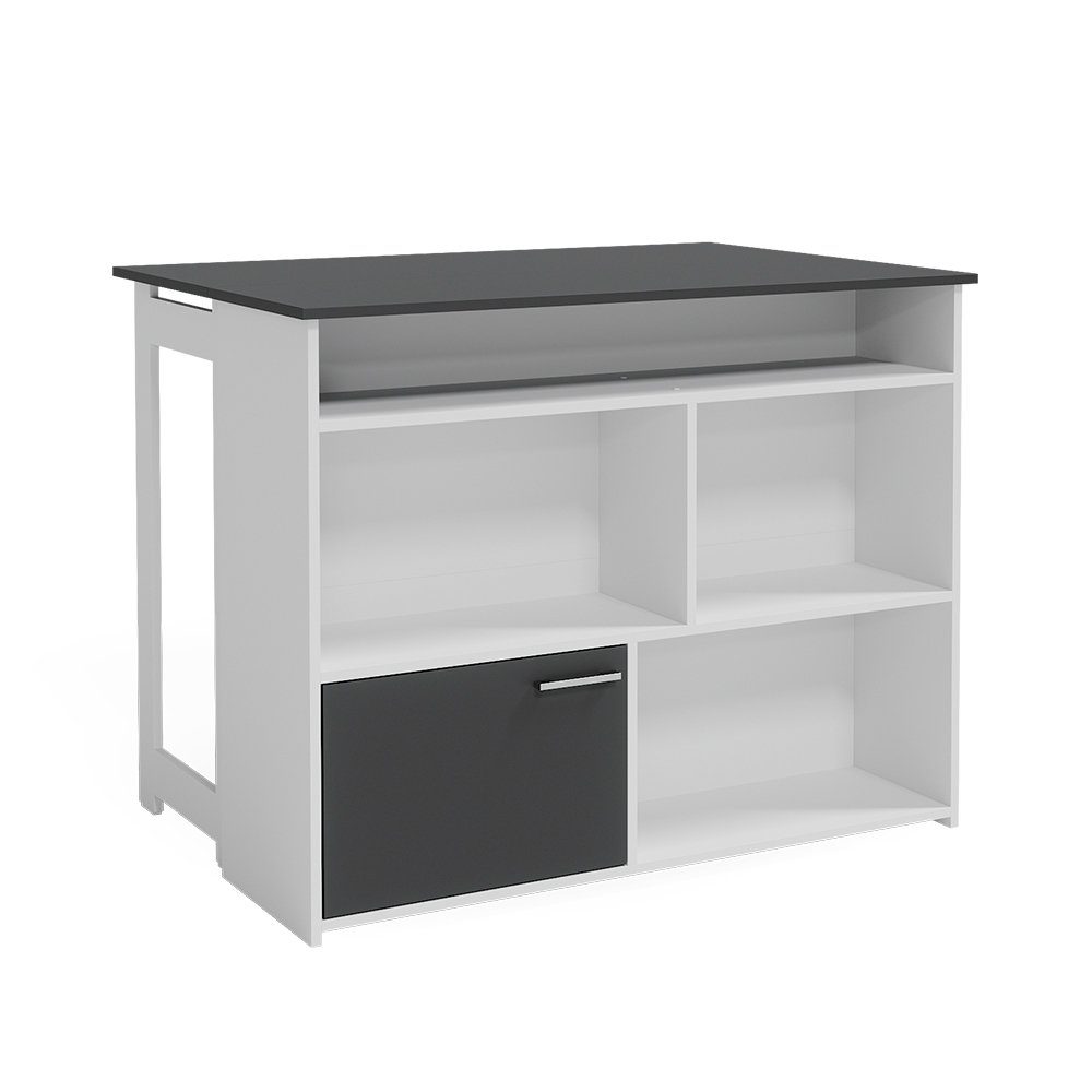 Vicco Bartisch Dominic, Anthrazit/Weiß, 116 x günstig online kaufen