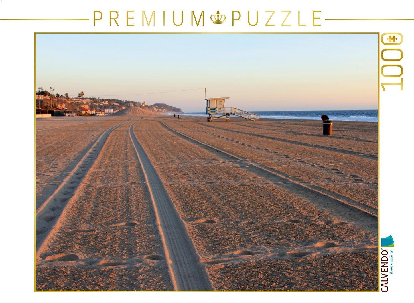 CALVENDO Puzzle CALVENDO Puzzle Malibu, 1000 1000 von x Teile USA Foto-Puzzle Puzzleteile 48 Bild flybluehigh, Kalifornien, Lege-Größe cm 64