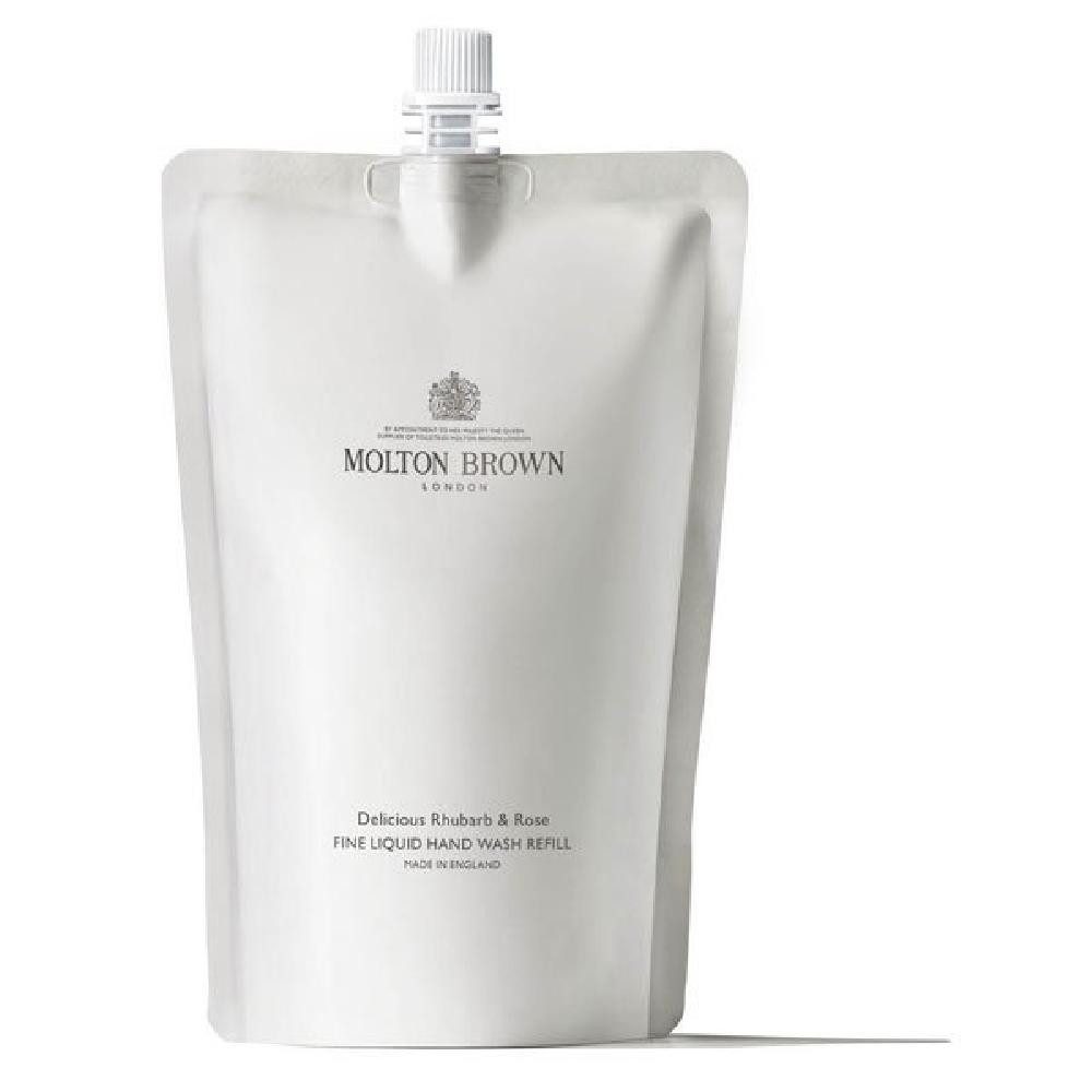 MOLTON BROWN Seifen-Set Hand Wash Seife Refill Nachfüllpackung Delicious Rhubarb & Rose (400ml
