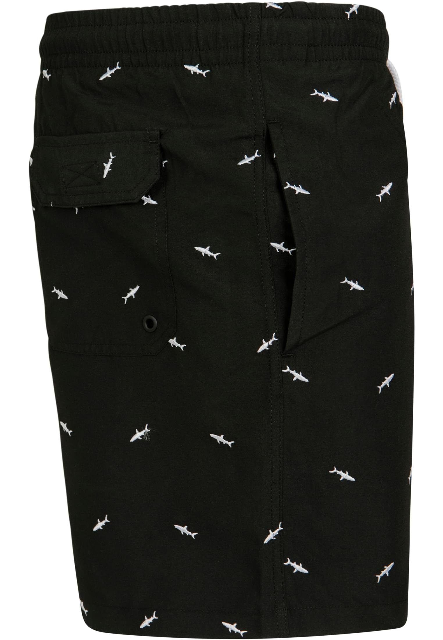 CLASSICS Swim URBAN Badeshorts Shorts Herren shark/black/white Embroidery