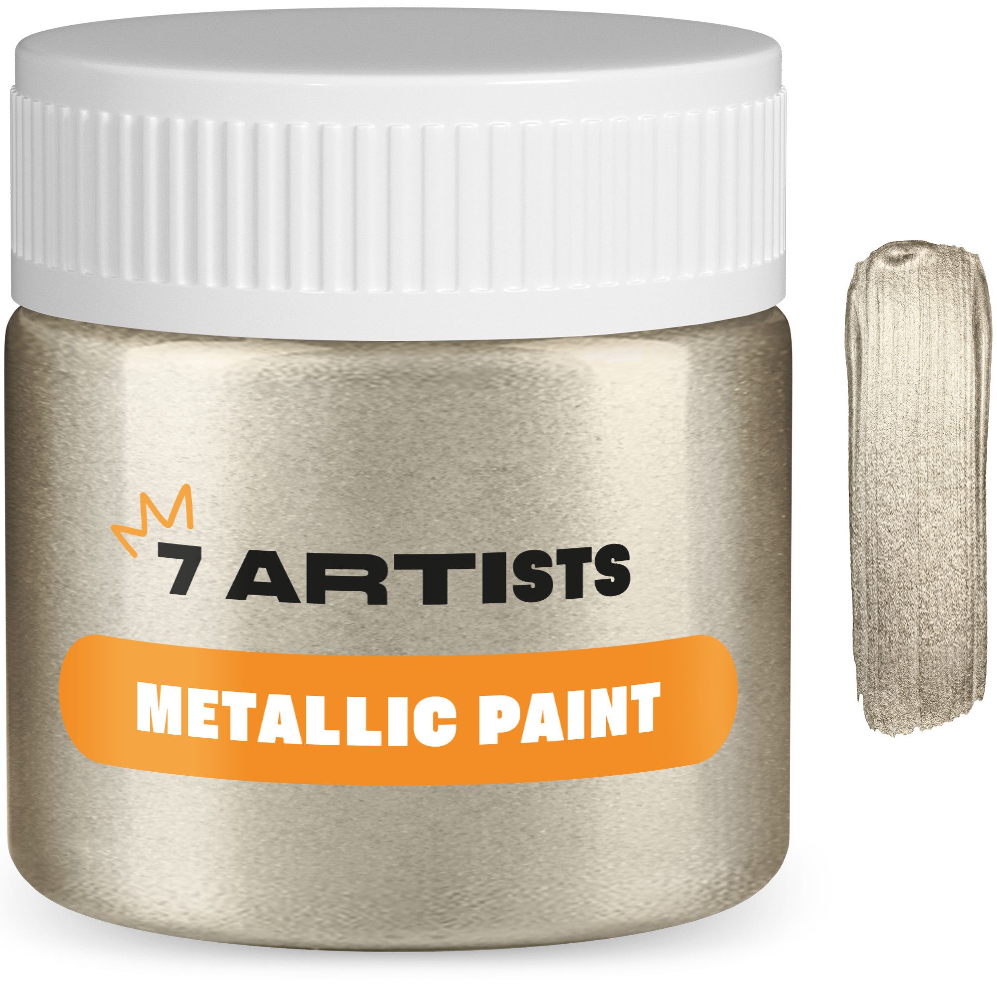 7 Artists Acrylfarbe 7 Artists Acrylfarbe Metallic 50 - 230 ml Gold, Silber