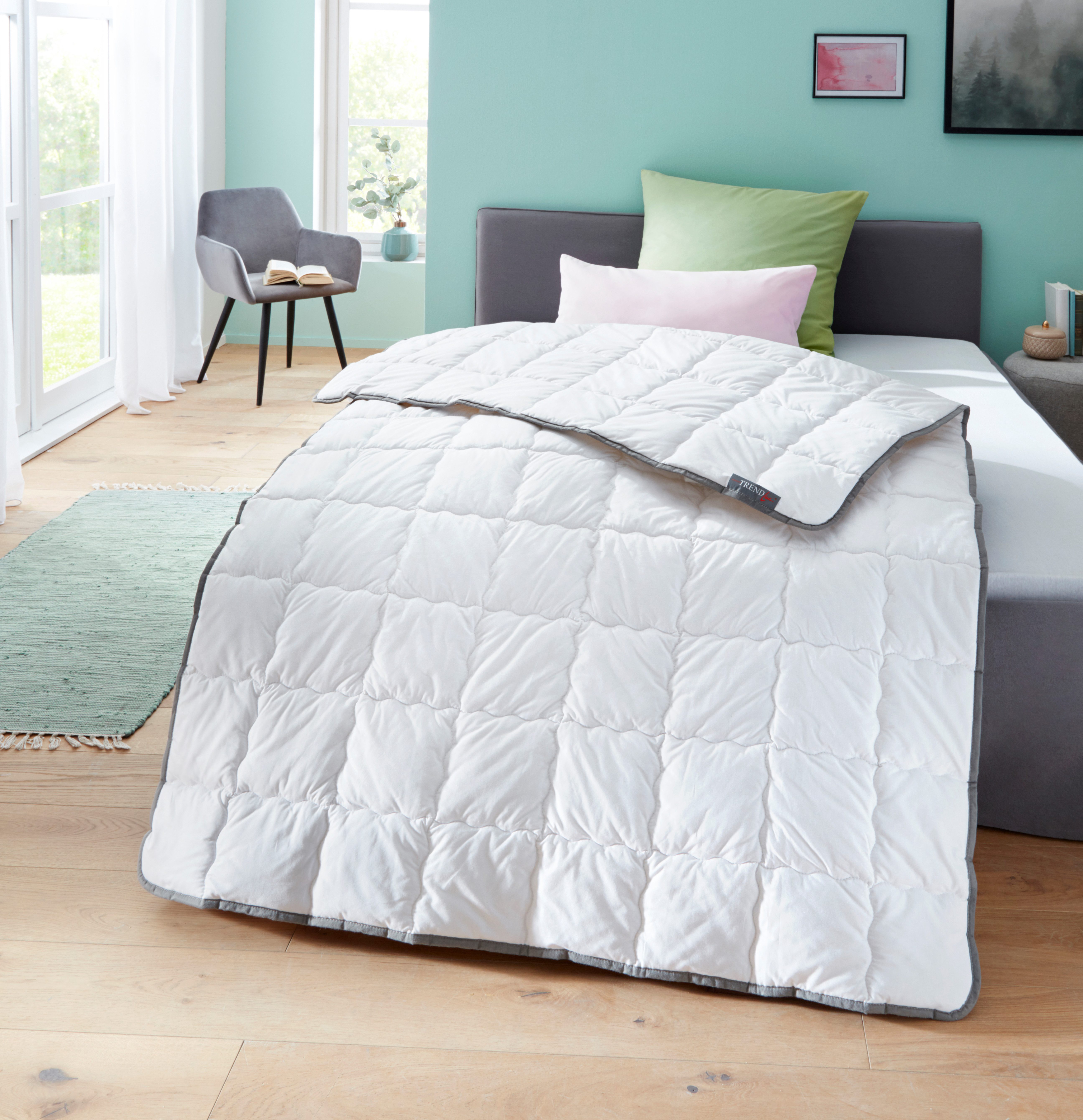 Badenia Trendline Baumwollbettdecke Badenia Trendline® Steppbett Clean Cotton leicht, Füllung: Baumwolle, waschbar bis 95°C, allergikergeeignet, perfekt für Naturliebhaber