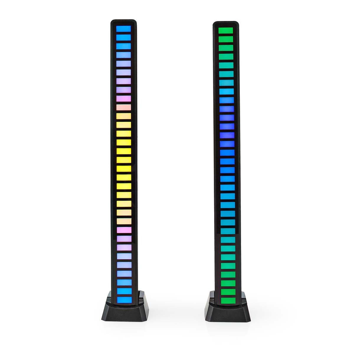 Nedis LED Stehlampe GALDP110BK, RGB-Beleuchtung, Akku betrieben, für Desktop/Notebook