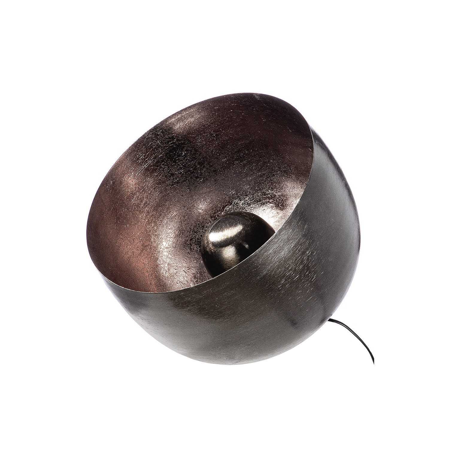 GILDE Stehlampe GILDE Bodenlampe Mateo - silber - H. 34cm x D. 35cm