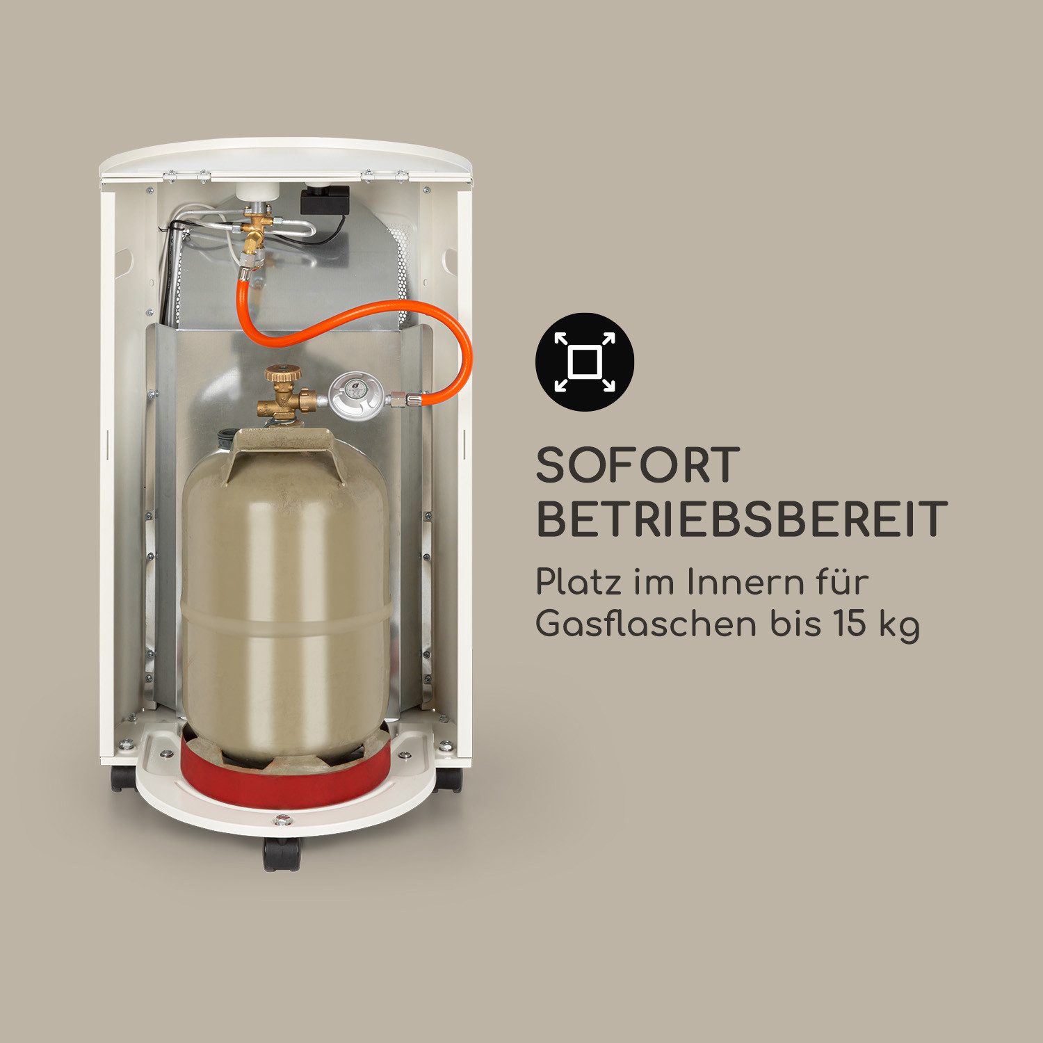 blumfeldt Heizstrahler Bonaparte, 4200 W – Bild 4 von 5