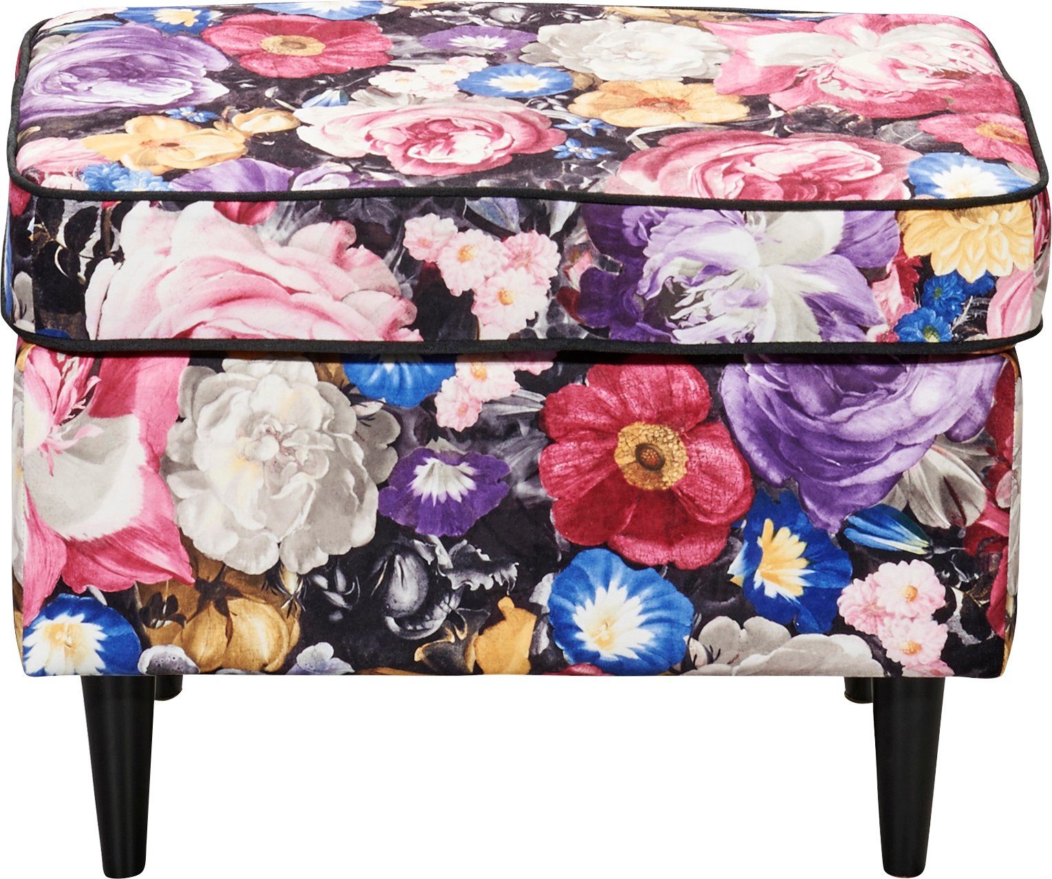 ED EXCITING DESIGN Hocker Laurel, mit Massivholzfüße günstig online kaufen