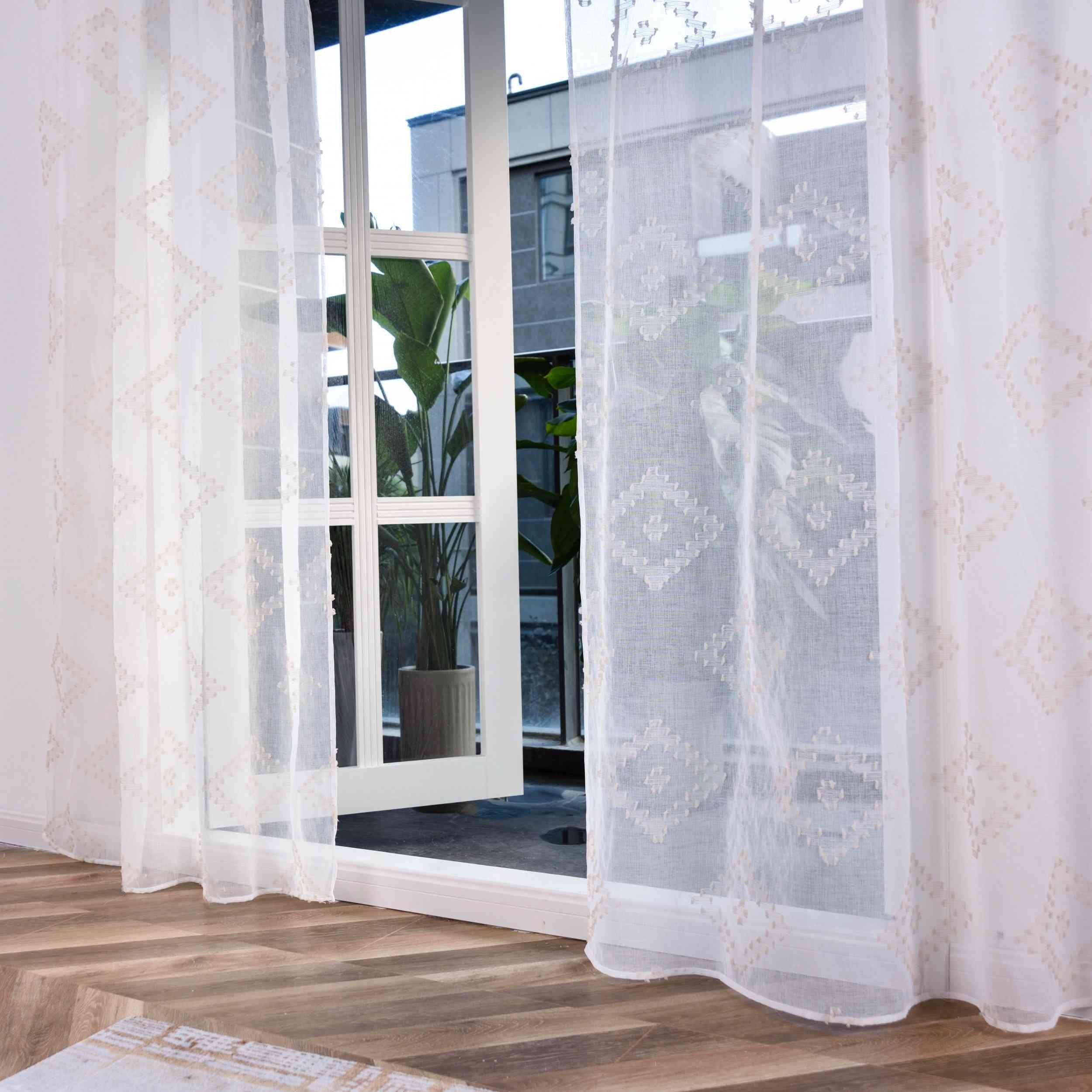 Gardinenbox Gardine, Multifunktionsband (2 St), transparent, günstig online kaufen
