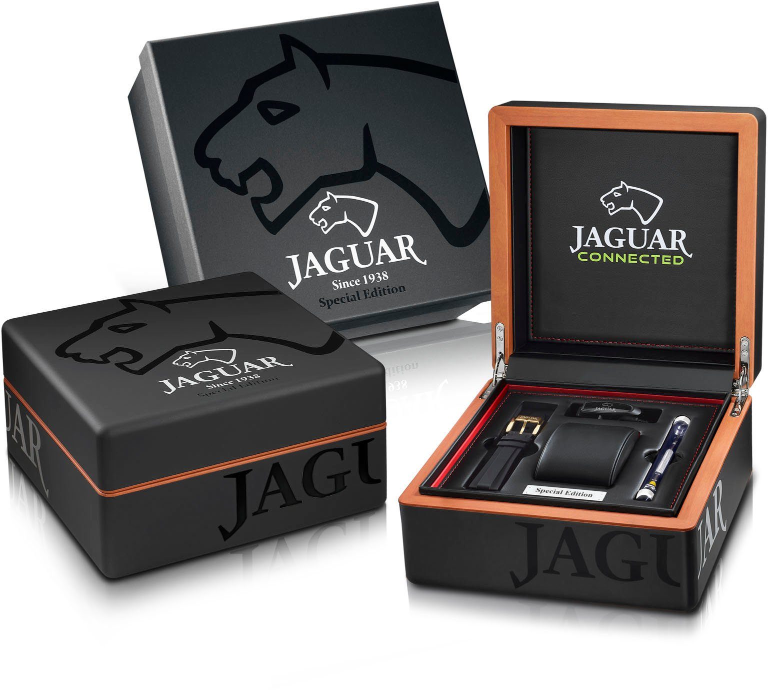 3-tlg., Werkzeug Connected, & Chronograph zum Bandwechsel) Jaguar mit Wechselband (Set, J984/1,