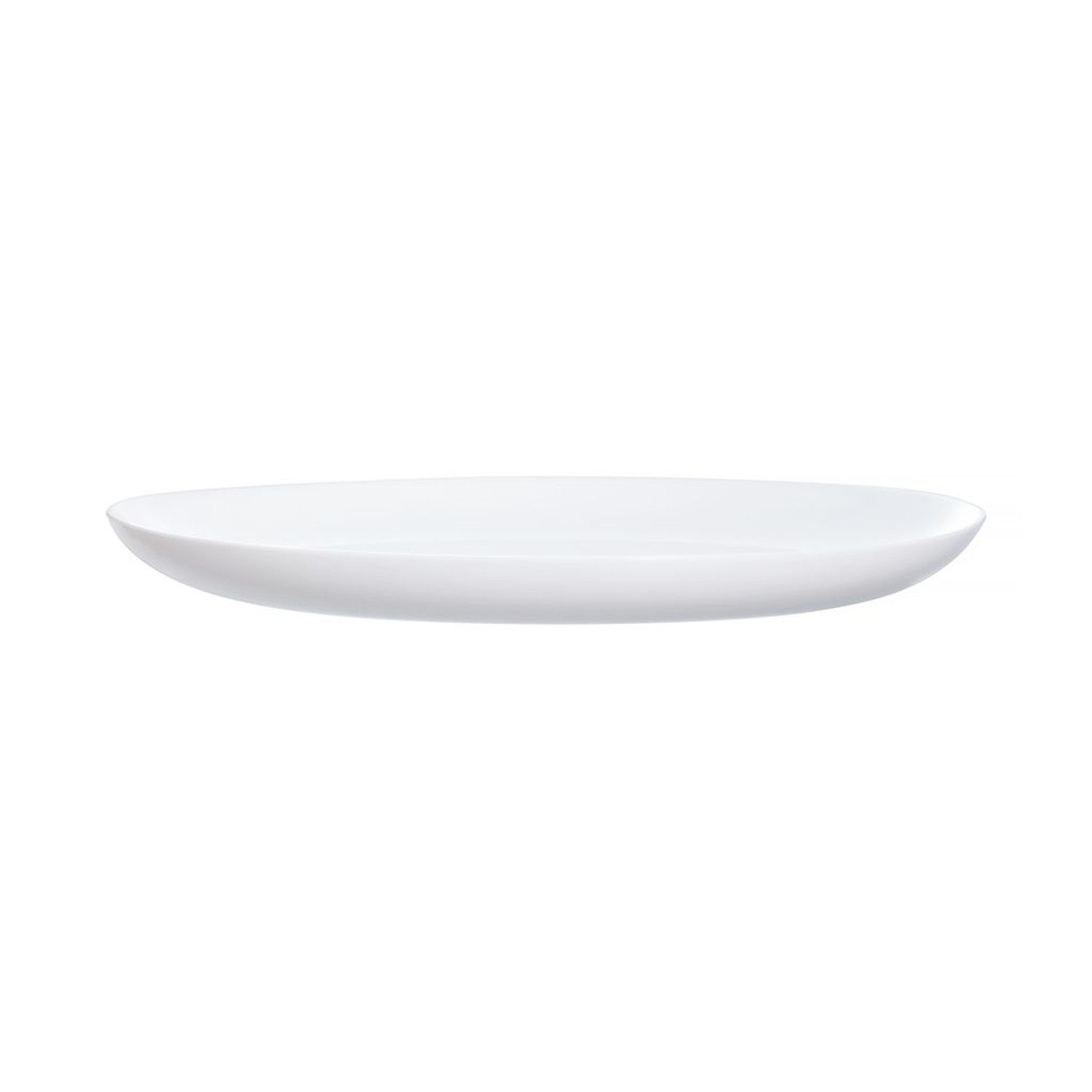 Luminarc Dessertteller Diwali runder Dessertteller 19cm weiß, (1 St), Verwendung: Mikrowelle, Spülmaschine