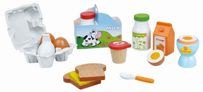 Lelin Lernspielzeug 40069 Holzspielzeug Breakfast Set / Frühstücksset 19 teilig