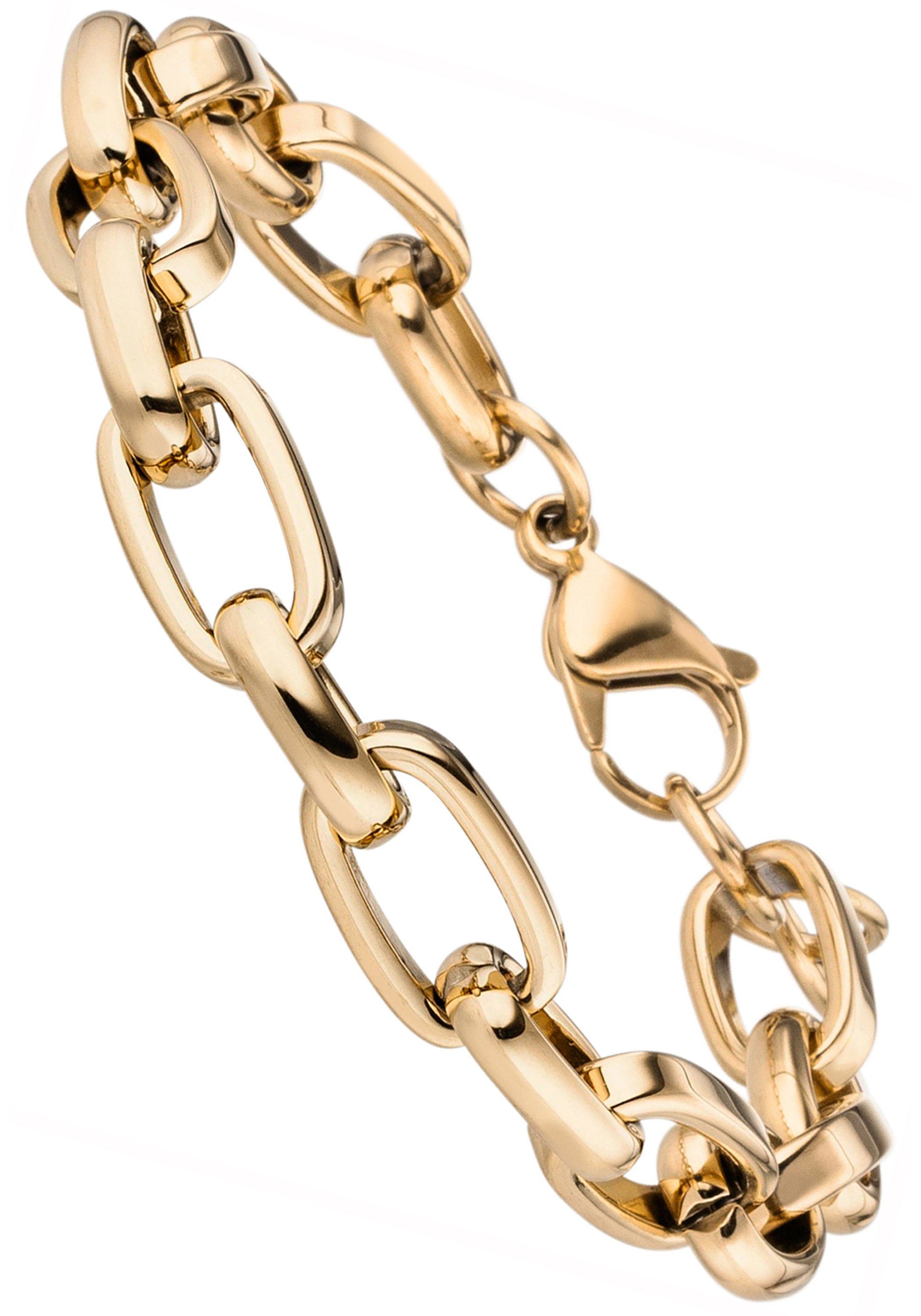 JOBO Armband Statement, Edelstahl goldfarben 22 günstig online kaufen