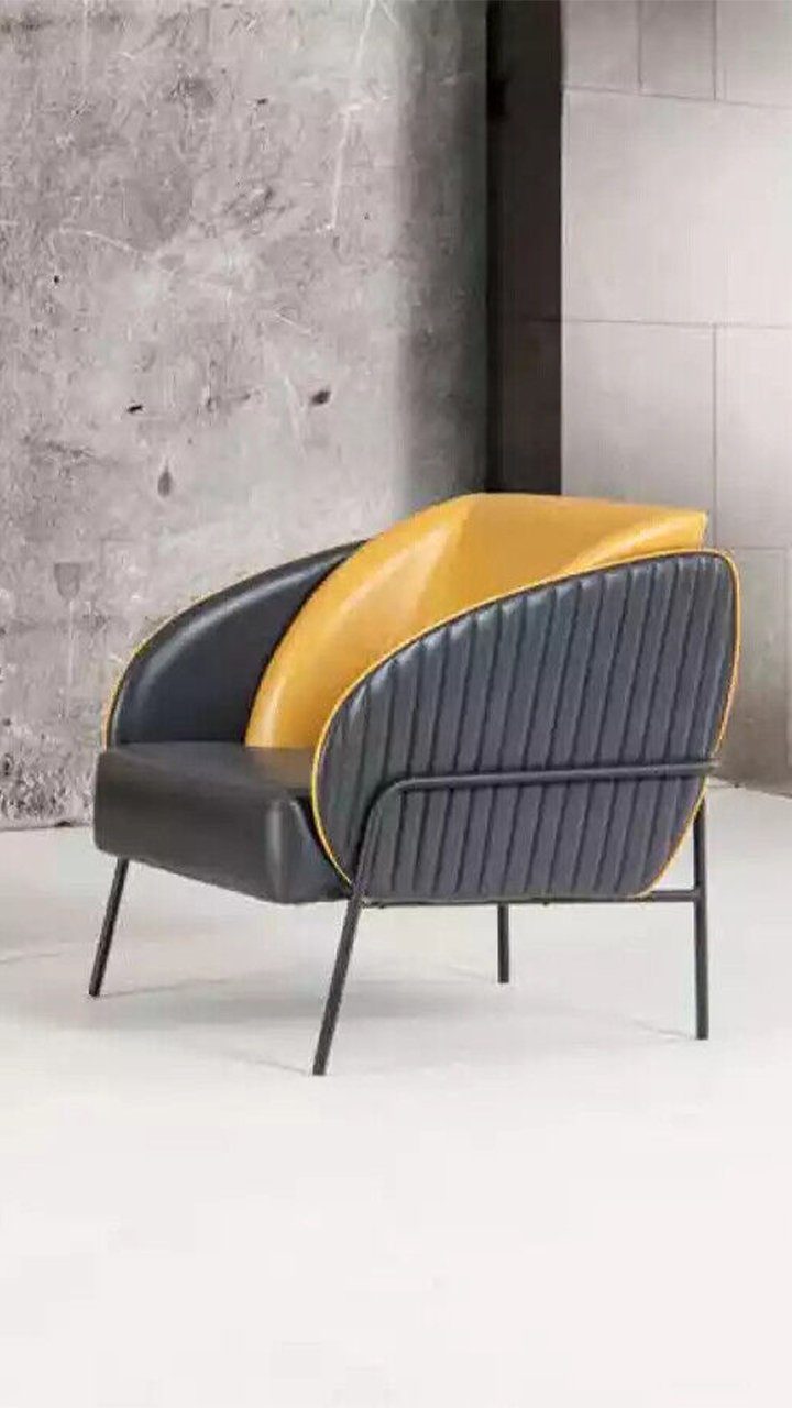 Set In Luxus Europe Made Modernes Sessel Sofa JVmoebel Zweisitzer Design, Sofa Arbeitszimmer