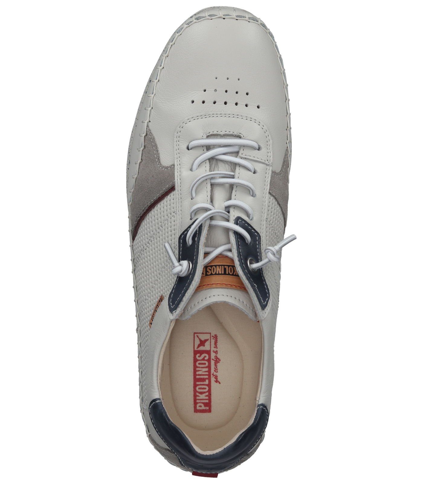 Sneaker PIKOLINOS Sneaker Leder Beige Weiß