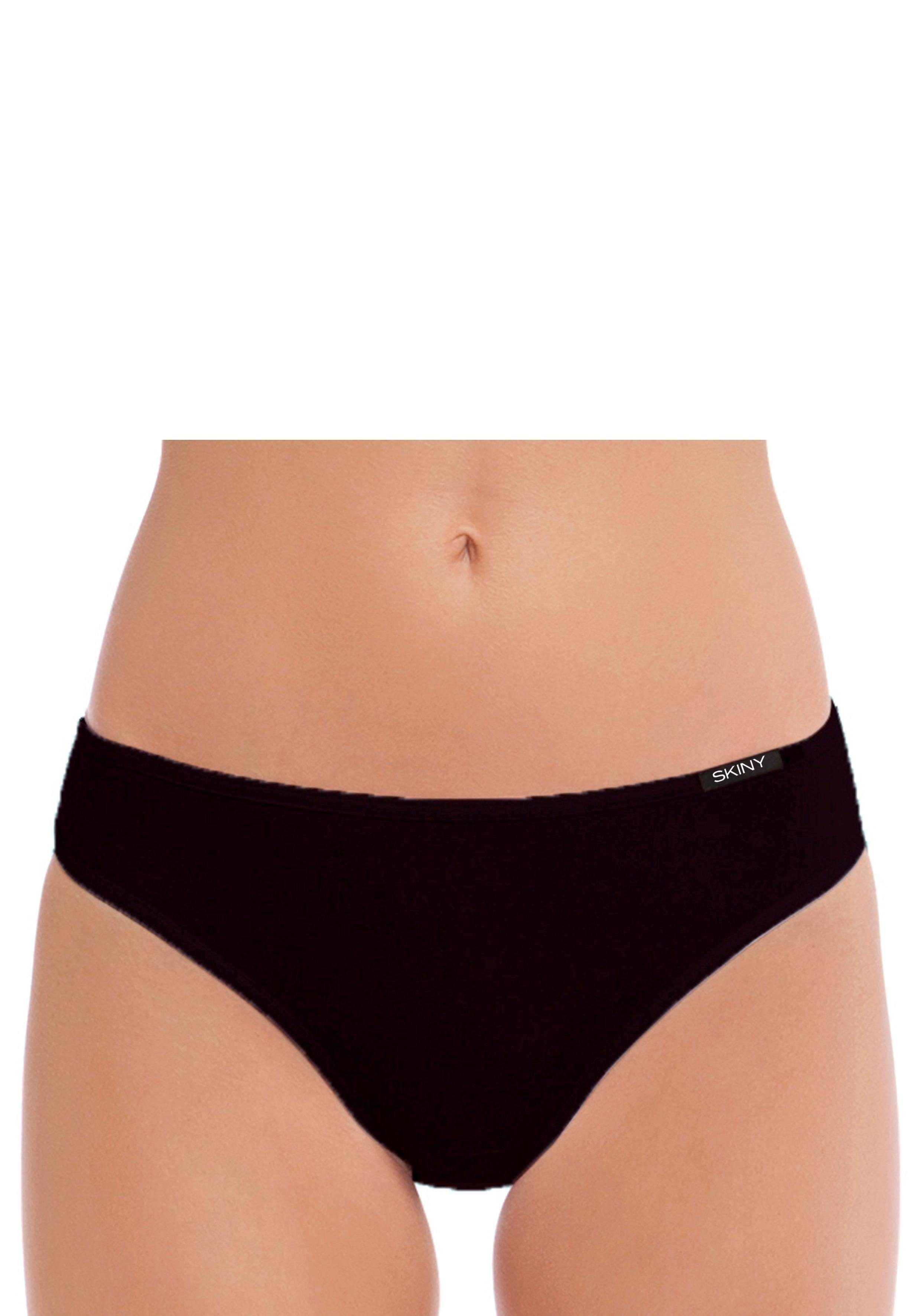 Skiny Rioslip Cotton Essentials (3er Pack) bequem, weich, höher geschnitten, Baumwollmix