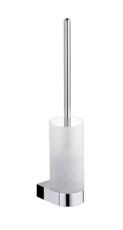 Keuco WC-Garnitur Edition 300, Kristall-Glas, matt, Metall