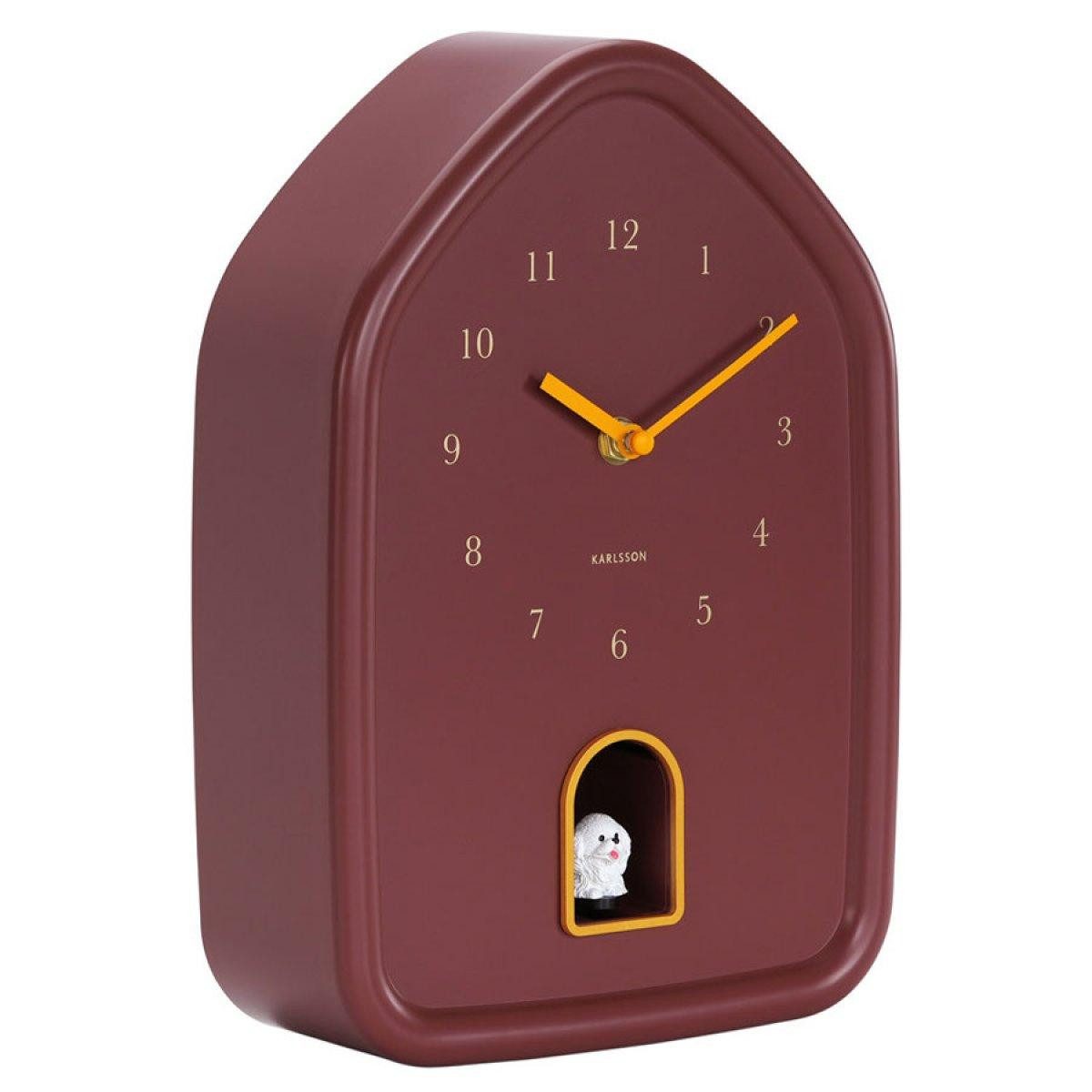 Karlsson Uhr Kuckucksuhr Wanduhr Modern Doggy Rot