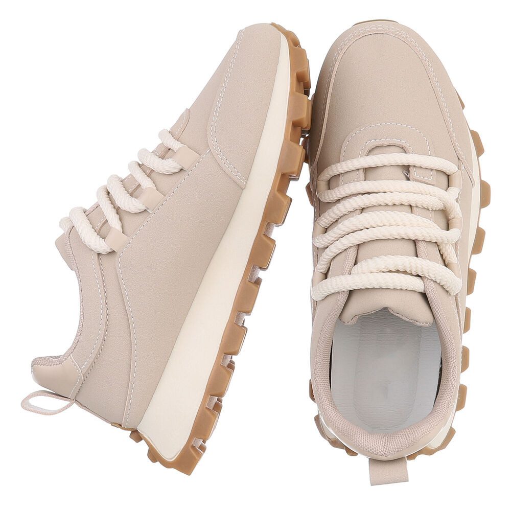 Ital-Design Lässige Sneakers mit robuster Sohle und Schnürung für Damen Sne günstig online kaufen