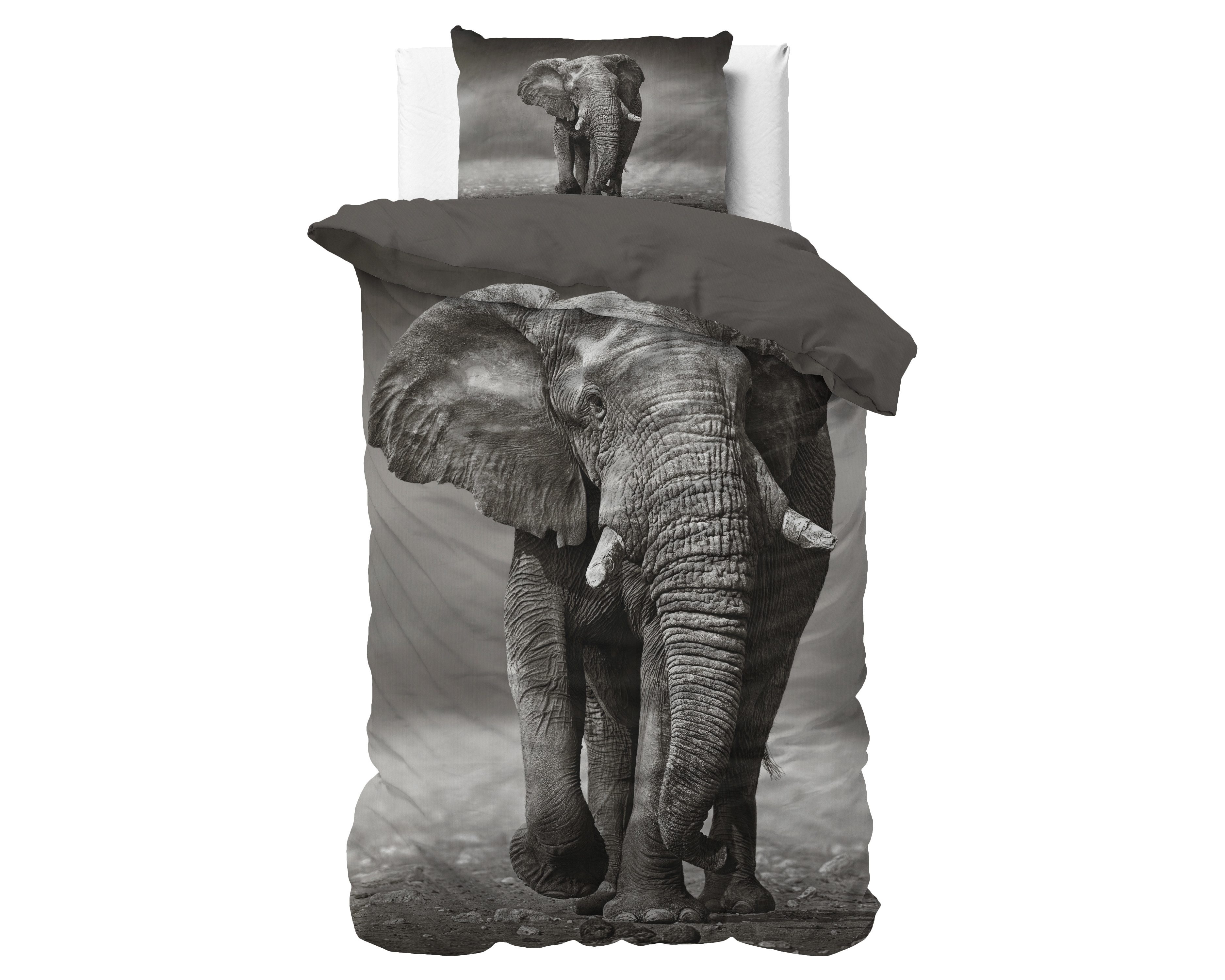 Sitheim-Europe Bettwäsche Bettwäsche-Set Eleganter Elefant, 2 günstig online kaufen