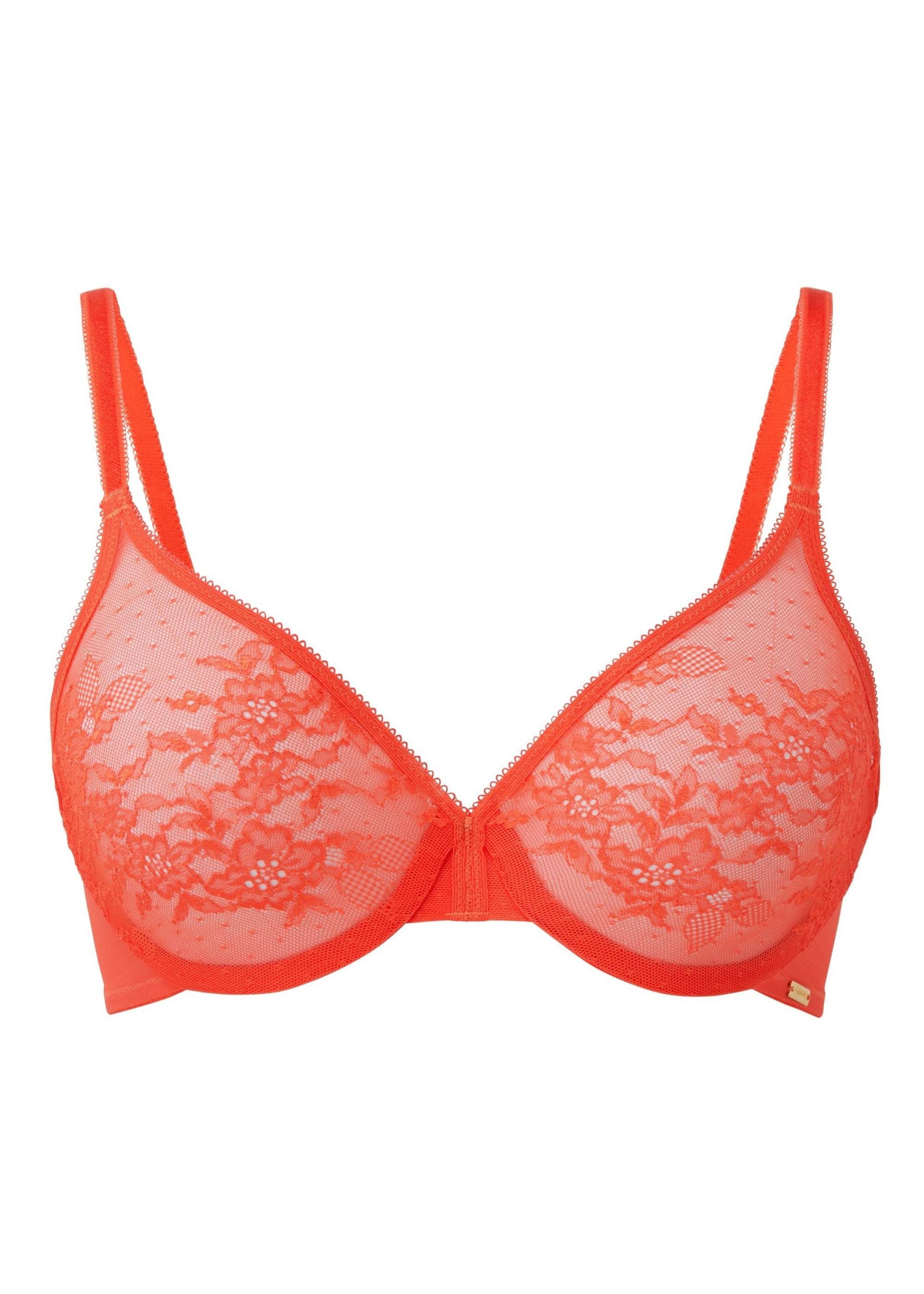 Gossard Gemoldeter BH Glossies Lace (gemouldeter BH 1-tlg., 80) Moulded BH, Paprika